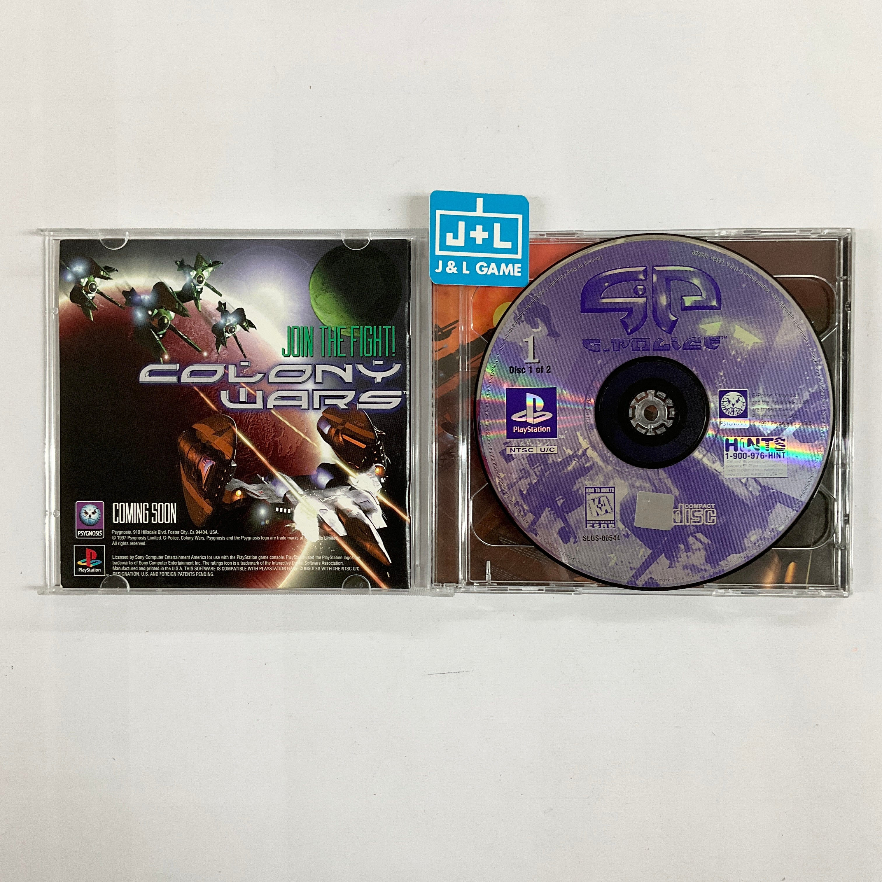 G-Police – PlayStation 1 | Version complète PAL G-Police – PlayStation 1 | Version complète PAL