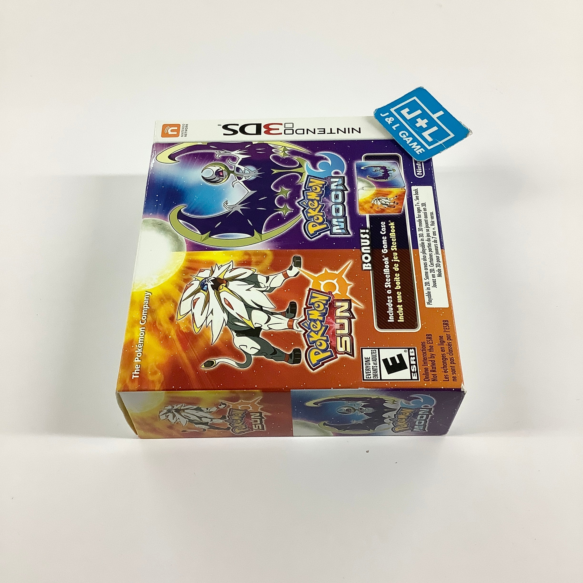 Pokemon Sun and Moon Dual Pack (with Steelbook) - Nintendo 3DS Video Games Nintendo