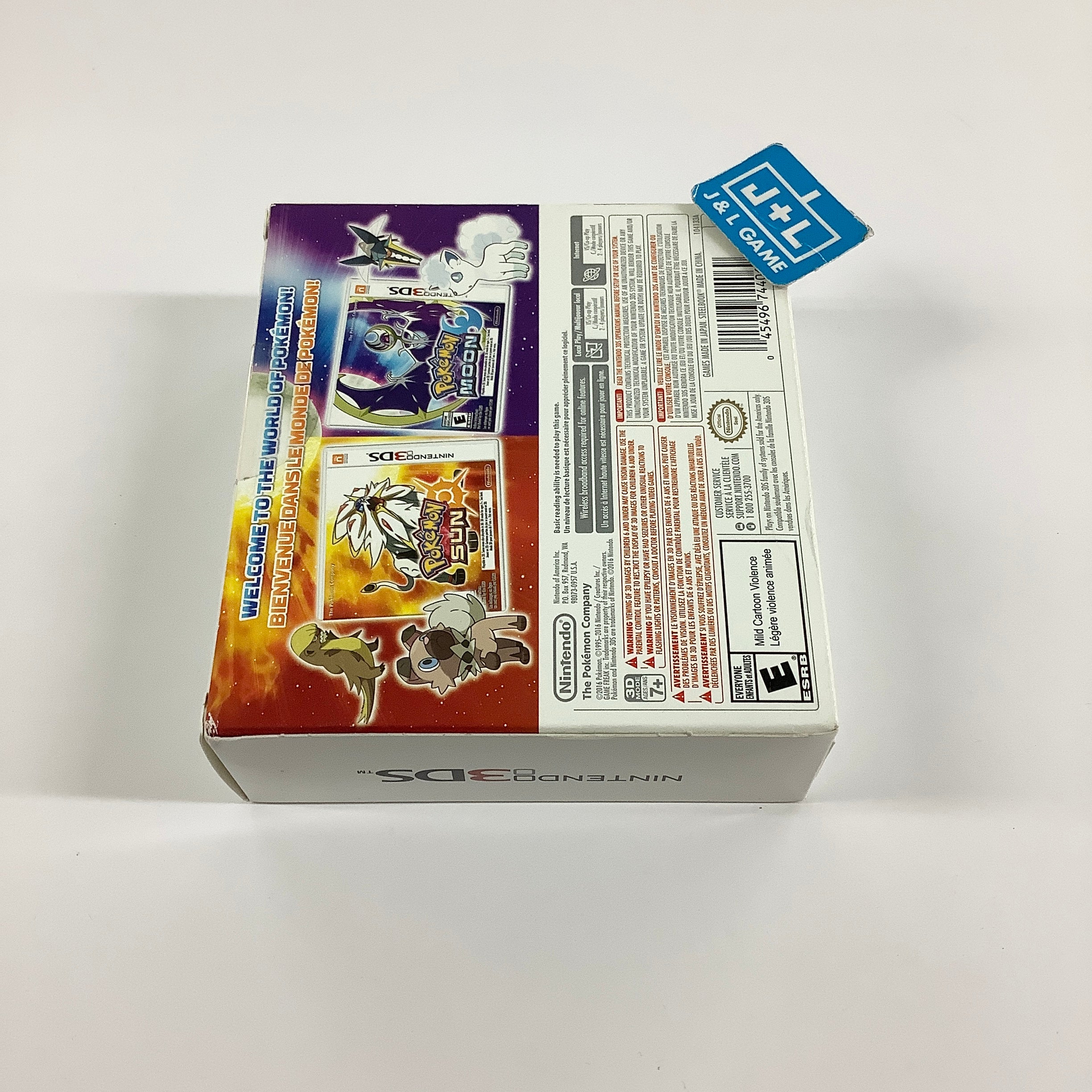 Pokemon Sun and Moon Dual Pack (with Steelbook) - Nintendo 3DS Video Games Nintendo