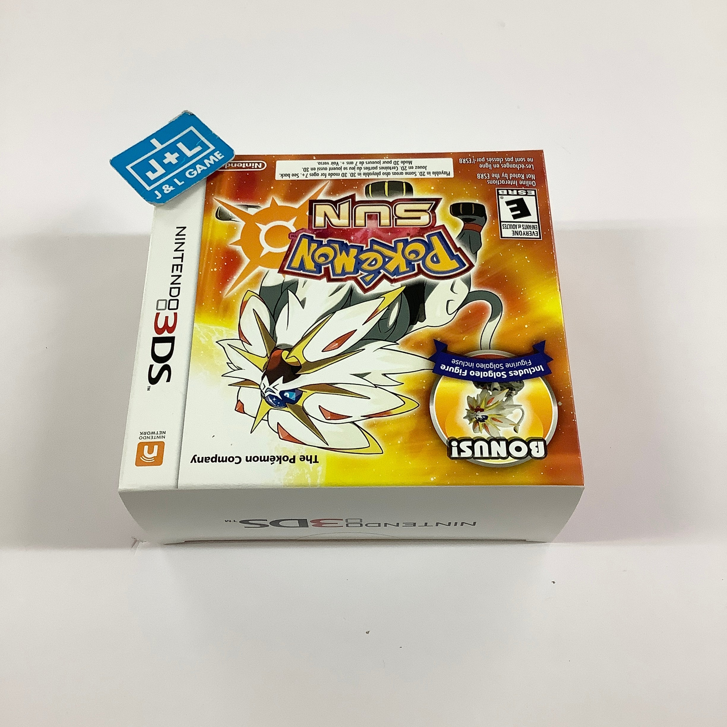 Pokemon Sun (Bonus Solgaleo Figure) - Nintendo 3DS Video Games Nintendo