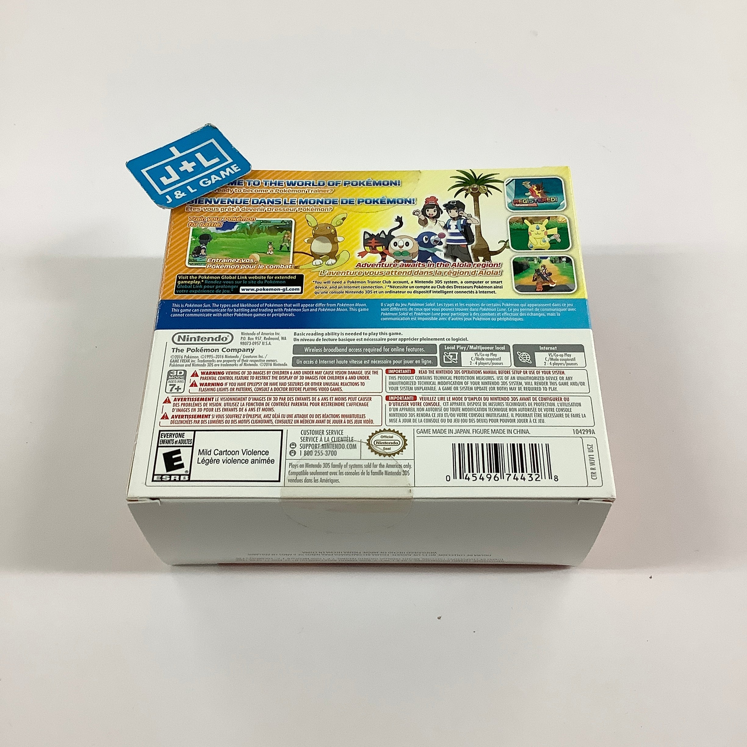 Pokemon Sun (Bonus Solgaleo Figure) - Nintendo 3DS Video Games Nintendo