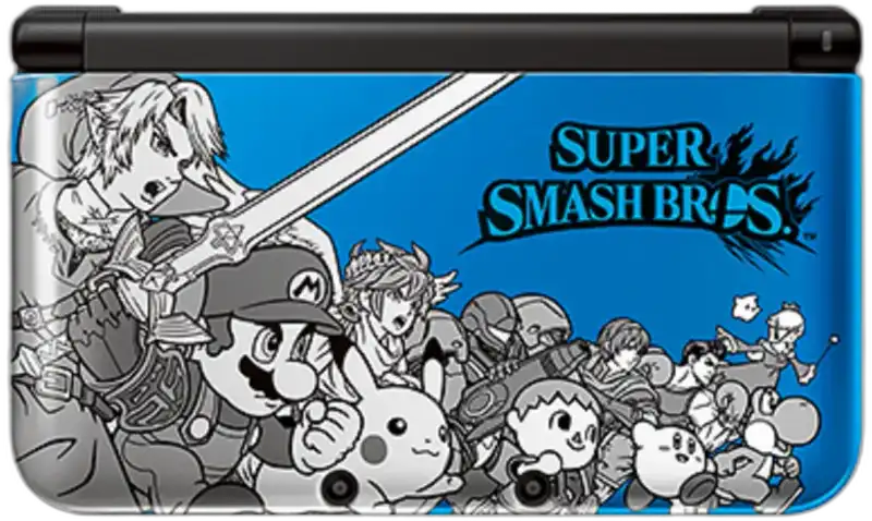 Nintendo 3DS XL Console (Super Smash Bros Blue) - Nintendo 3DS (Pre-Owned) Consoles Nintendo   
