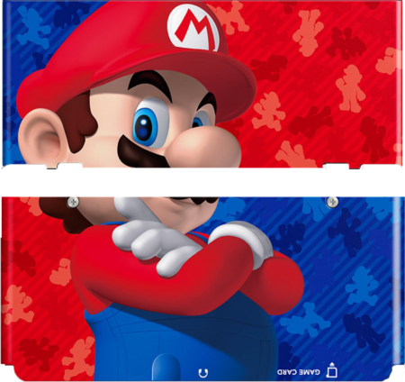 New Nintendo 3DS Cover Plates No. 069 (Mario Red and Blue