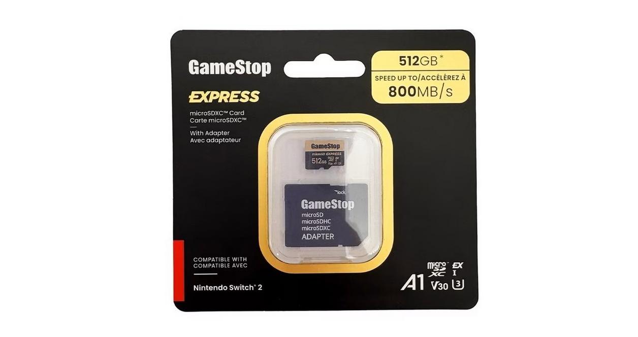GameStop 512GB microSD Express Card - (NS2) Nintendo Switch 2 ACCESSORIES SanDisk