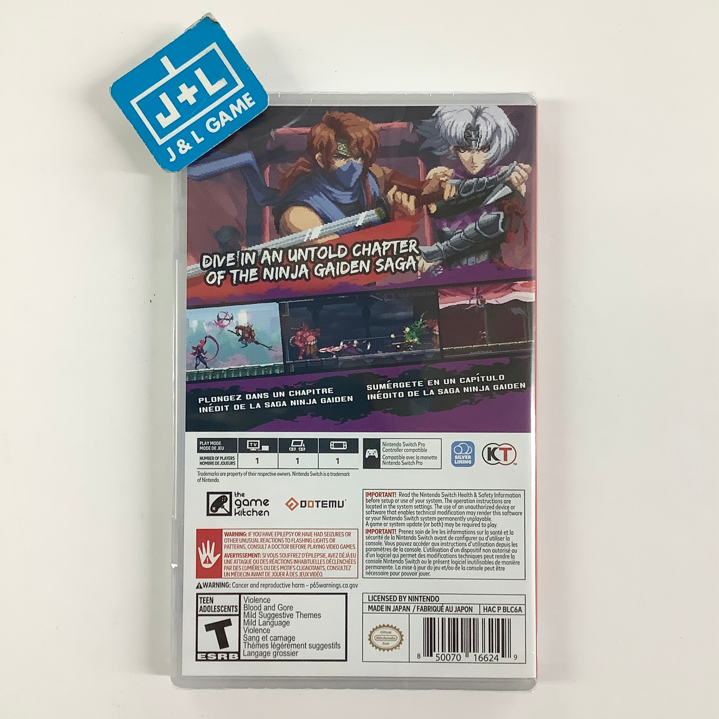 Ninja Gaiden: Ragebound - (NSW) Nintendo Switch Video Games Silver Lining Interactive