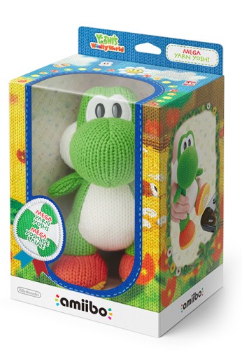 Mega Yarn Yoshi (Yoshi's Woolly World) - Nintendo WiiU Amiibo