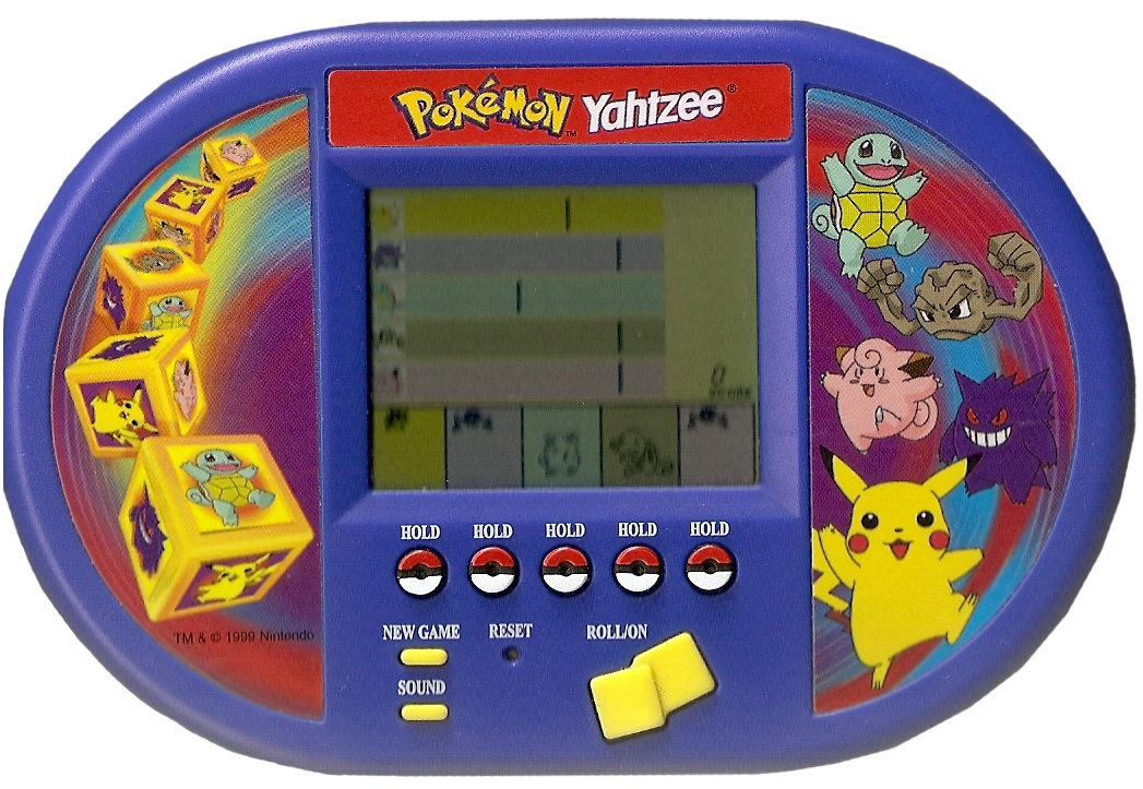 Pokemon Yahtzee Electronic Handheld Game Video Games Milton Bradley