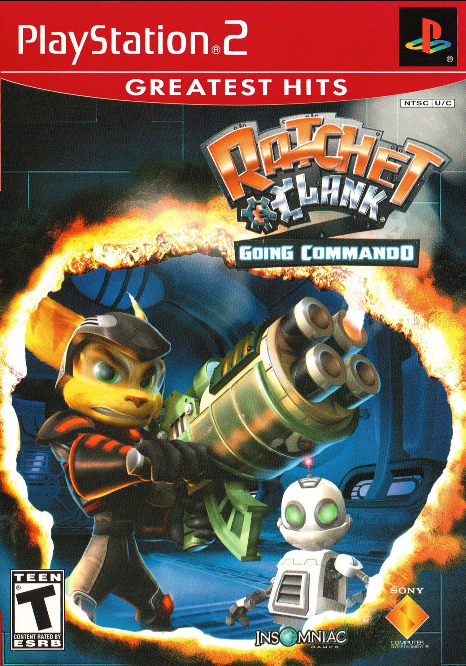 Ratchet & Clank: Going Commando (Greatest Hits) - (PS2) PlayStation 2 [Pre-Owned] Video Games SCEA   