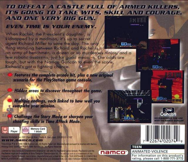 Time Crisis - (PS1) PlayStation 1 [Pre-Owned] | J&L Game