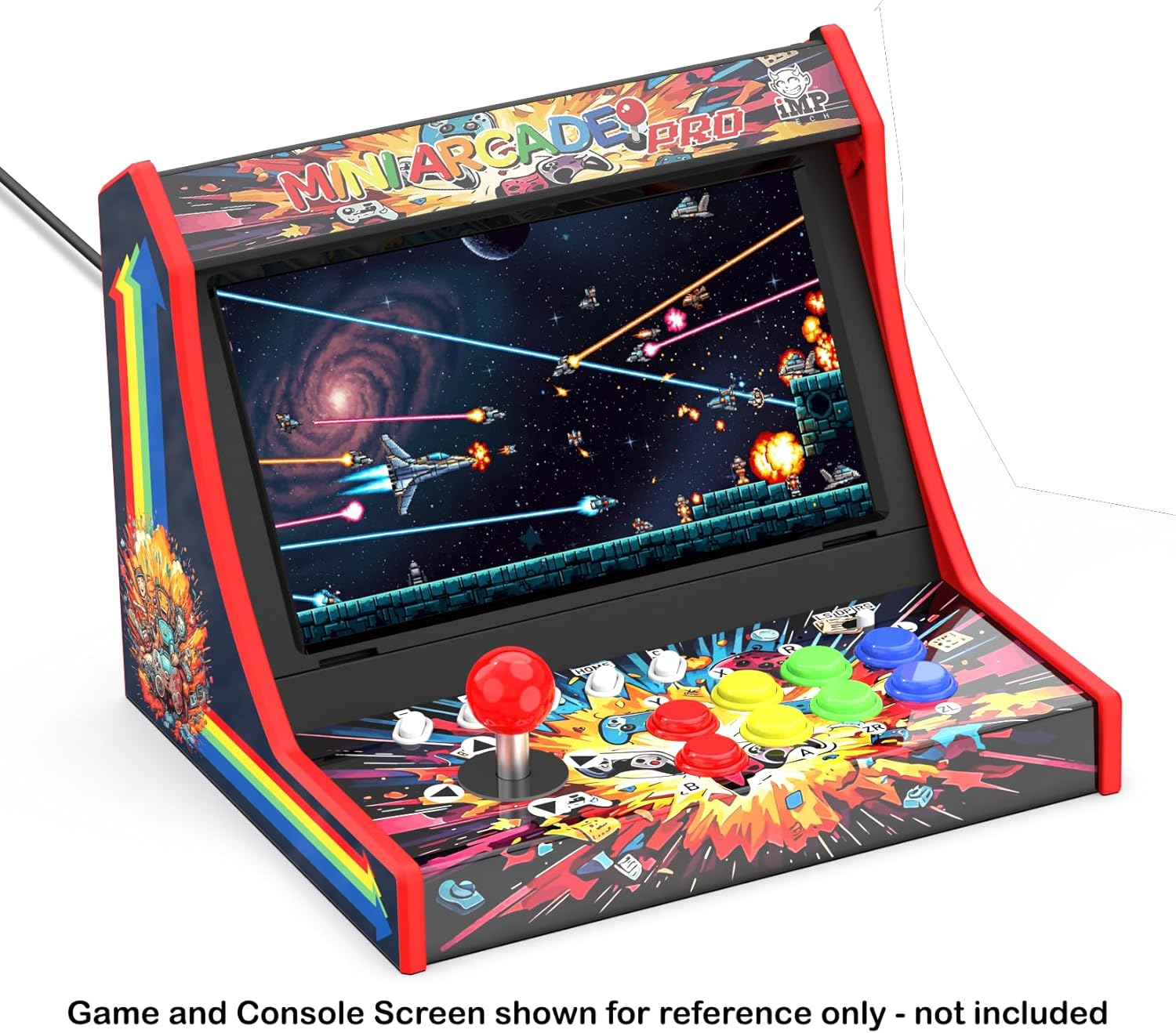 Mini Arcade Pro - Retro Game Cabinet Compatible with Nintendo Switch, Nintendo Switch 2, Nintendo Switch OLED