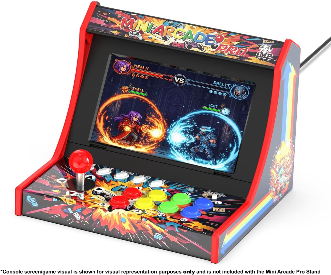Mini Arcade Pro - Retro Game Cabinet Compatible with Nintendo Switch, Nintendo Switch 2, Nintendo Switch OLED