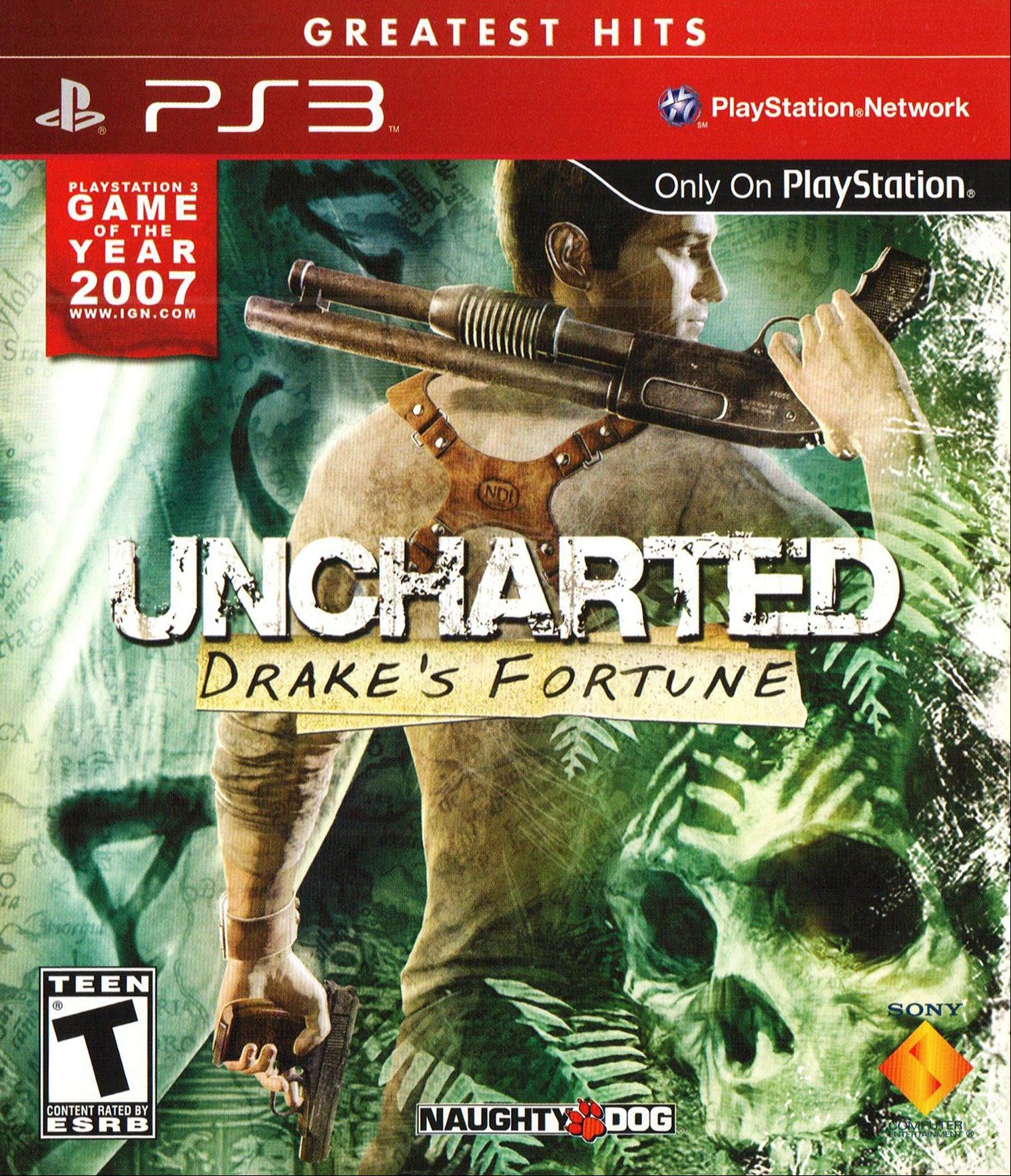 Uncharted: Drake's Fortune (Greatest Hits) - (PS3) PlayStation 3 [Pre-Owned]