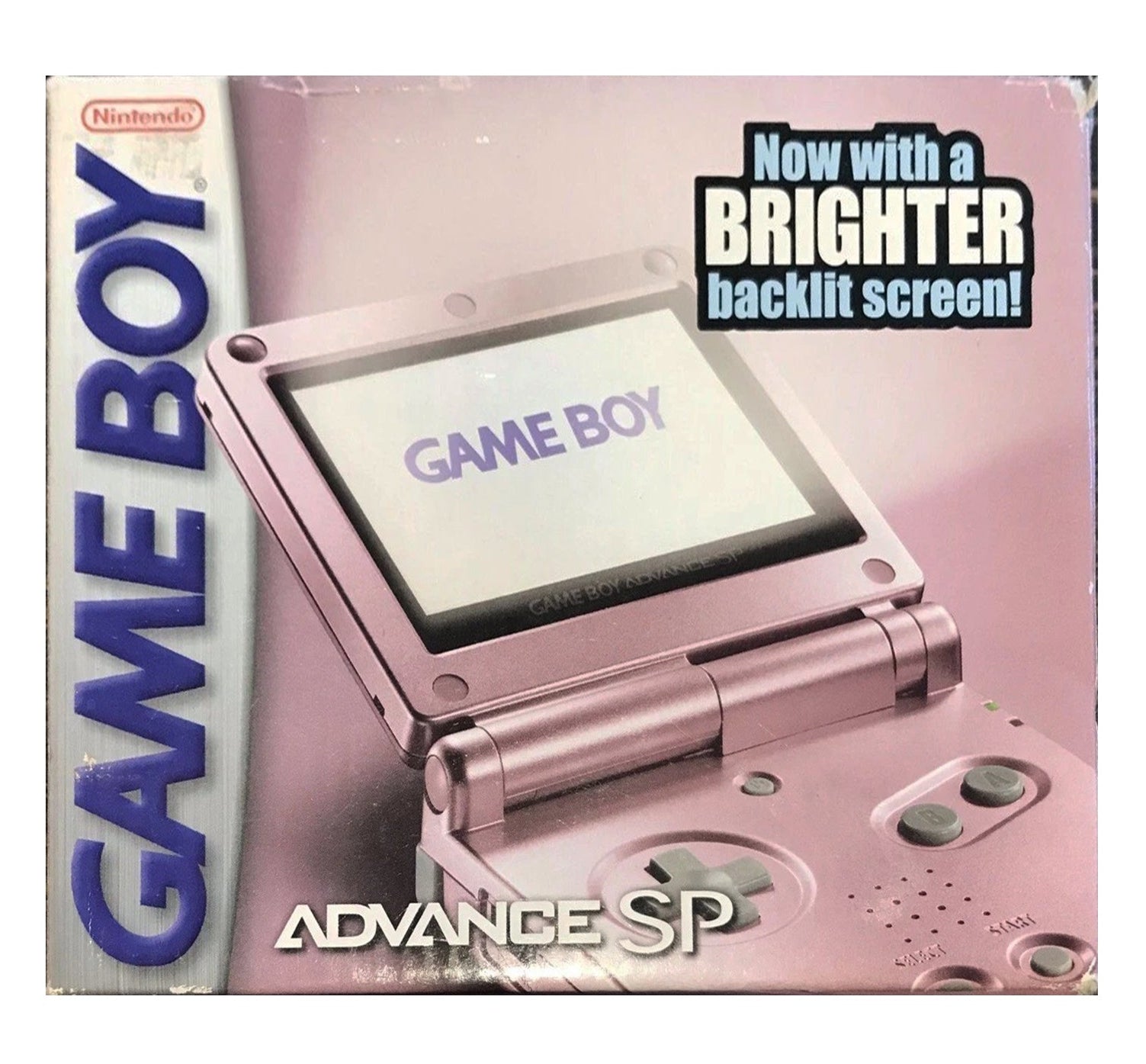 Nintendo Game Boy Advance SP Console AGS - 101 (Pearl Pink) - (GBA