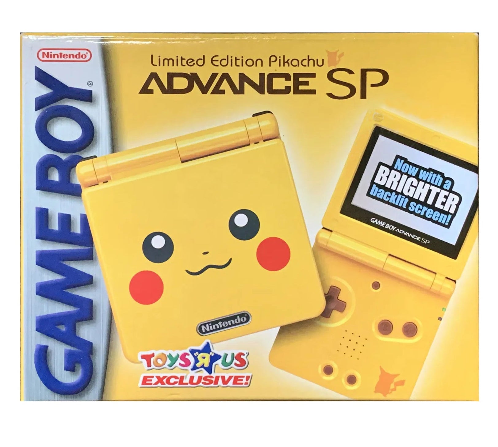 Nintendo Game Boy Advance SP Console AGS 101 (Pikachu) (GBA
