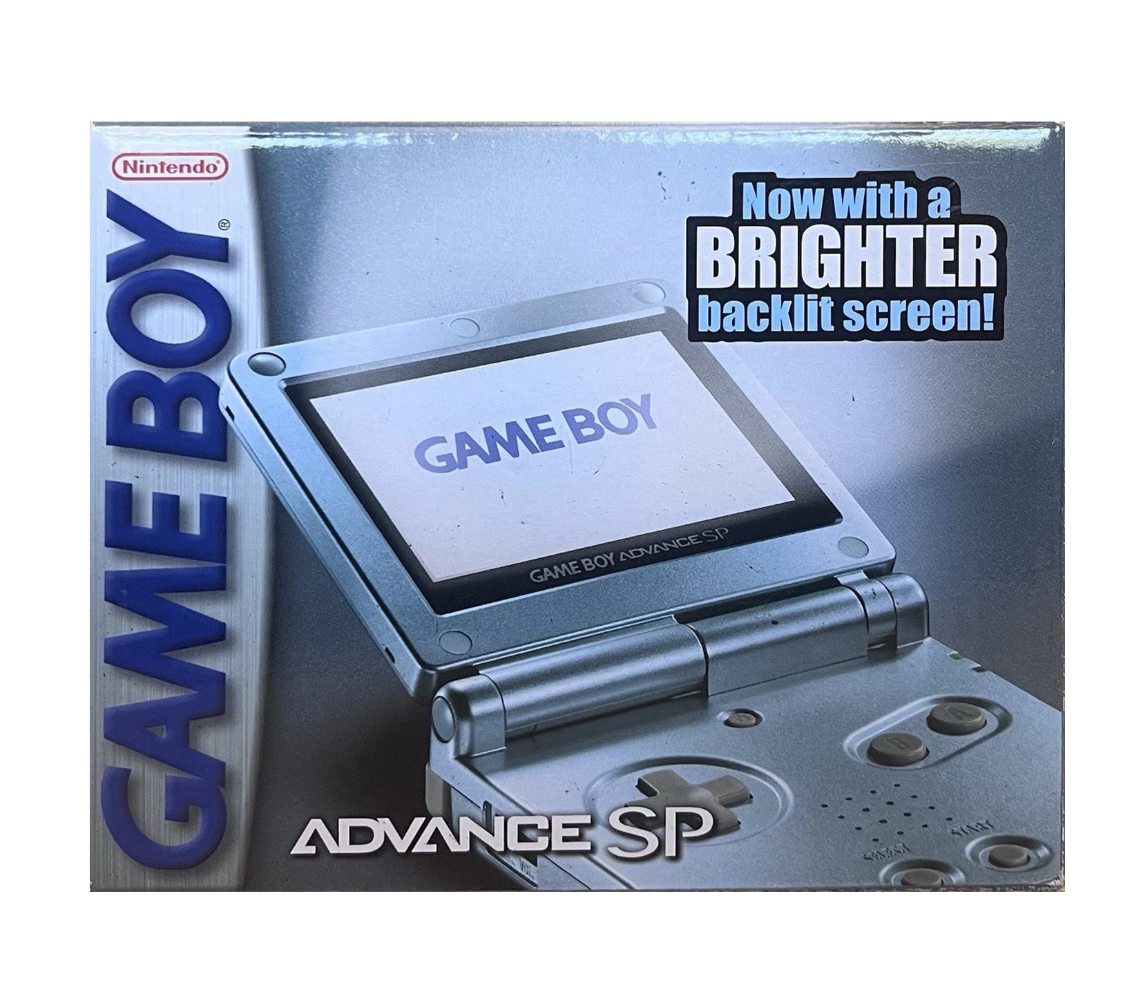 Nintendo Game Boy Advance SP Console AGS - 101 (Pearl Blue) - (GBA) Game Boy Advance SP [Pre-Owned]