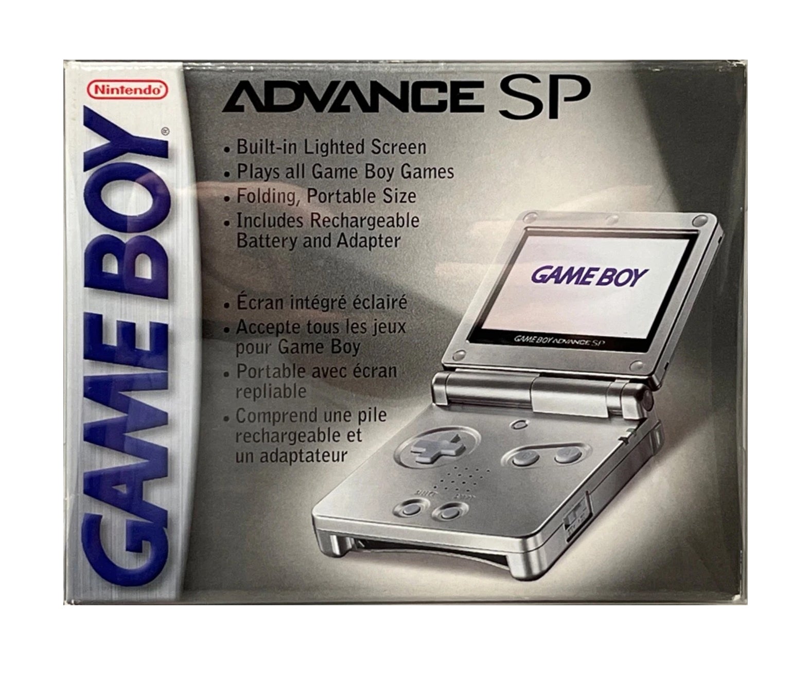 Nintendo Game Boy Advance SP Console AGS-001 (Silver) - (GBA) Game Boy Advance SP [Pre-Owned] CONSOLE Nintendo