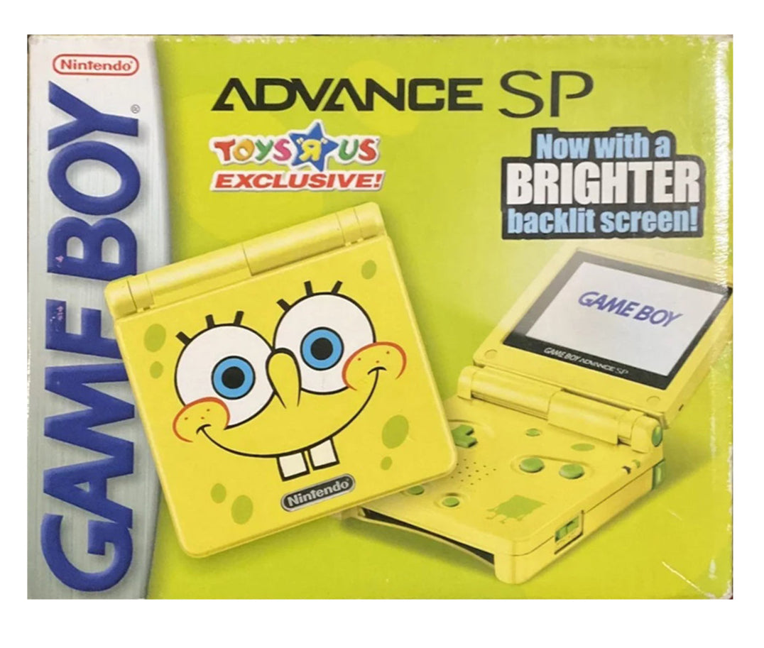Nintendo Game Boy Advance SP Console AGS - 101 (SpongeBob SquarePants) Bundle - (GBA) Game Boy Advance SP [Pre-Owned] Consoles Nintendo