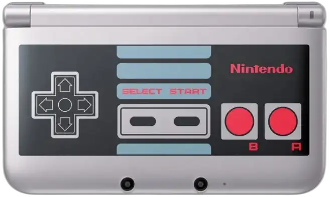 Nintendo 3DS XL Retro NES Edition Silver Handheld System