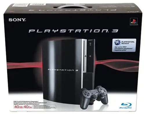 Sony PlayStation 3 40 GB Console - (PS3) Playstation 3 [Pre-Owned] Consoles Sony   