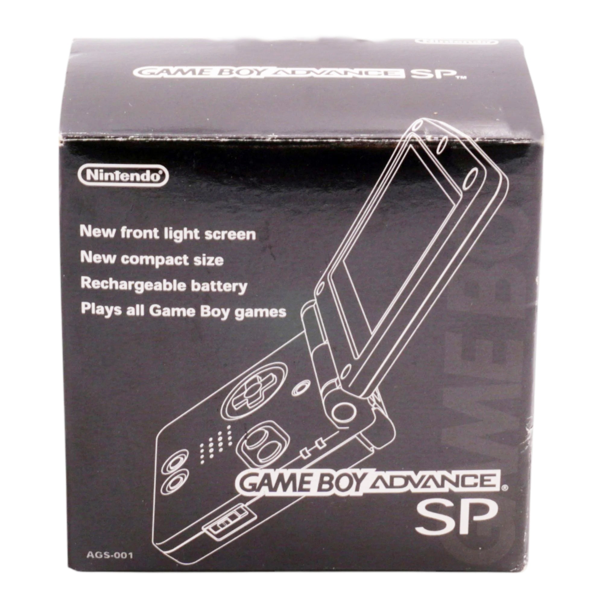 Nintendo Game Boy Advance SP Console AGS-001 (Onyx Black) - (GBA) Game Boy Advance SP [Pre-Owned] CONSOLE Nintendo