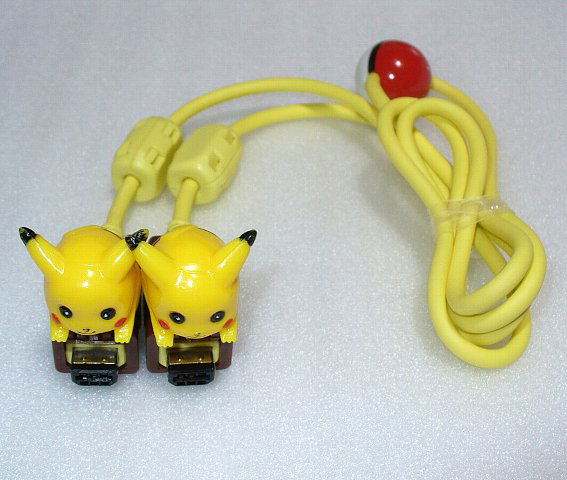 Kemco Link Cable (Pikachu Yellow) - (GBC) Game Boy Color [Pre-Owned] Accessories Kemco