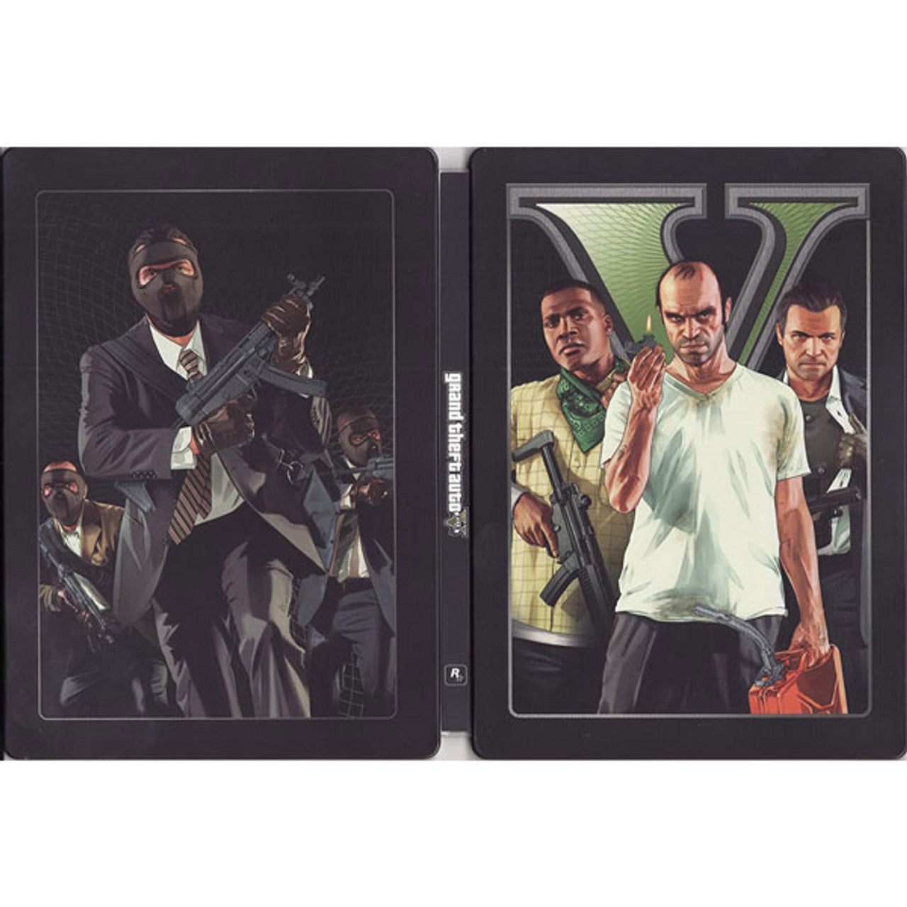 Grand Theft Auto V (Steelbook) - (PS3) PlayStation 3 [Pre-Owned] Video Games Rockstar Games   