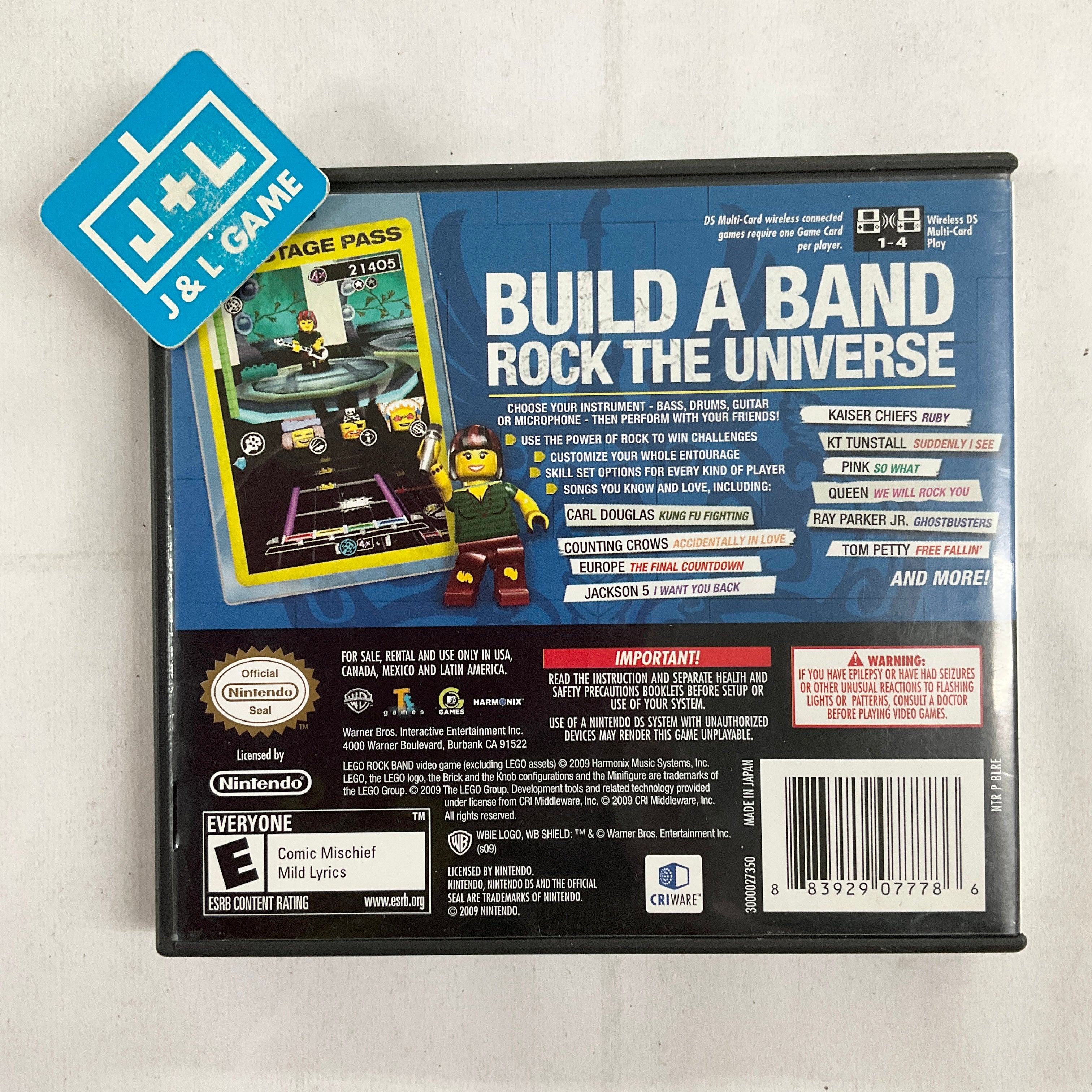 LEGO Rock Band - (NDS) Nintendo DS [Pre-Owned] Video Games Warner Bros. Interactive Entertainment   