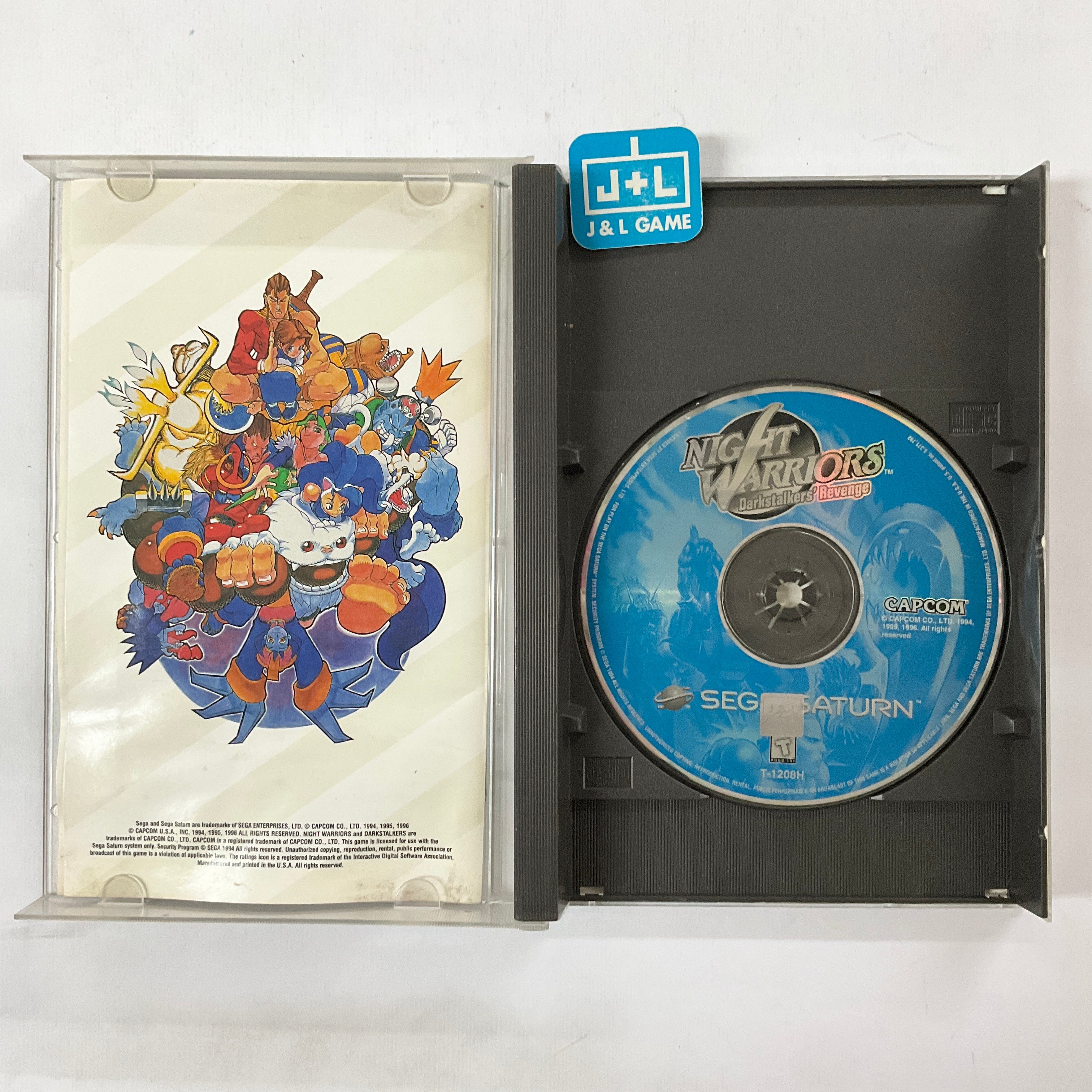 Night Warriors: Darkstalkers' Revenge - (SS) SEGA Saturn [Pre