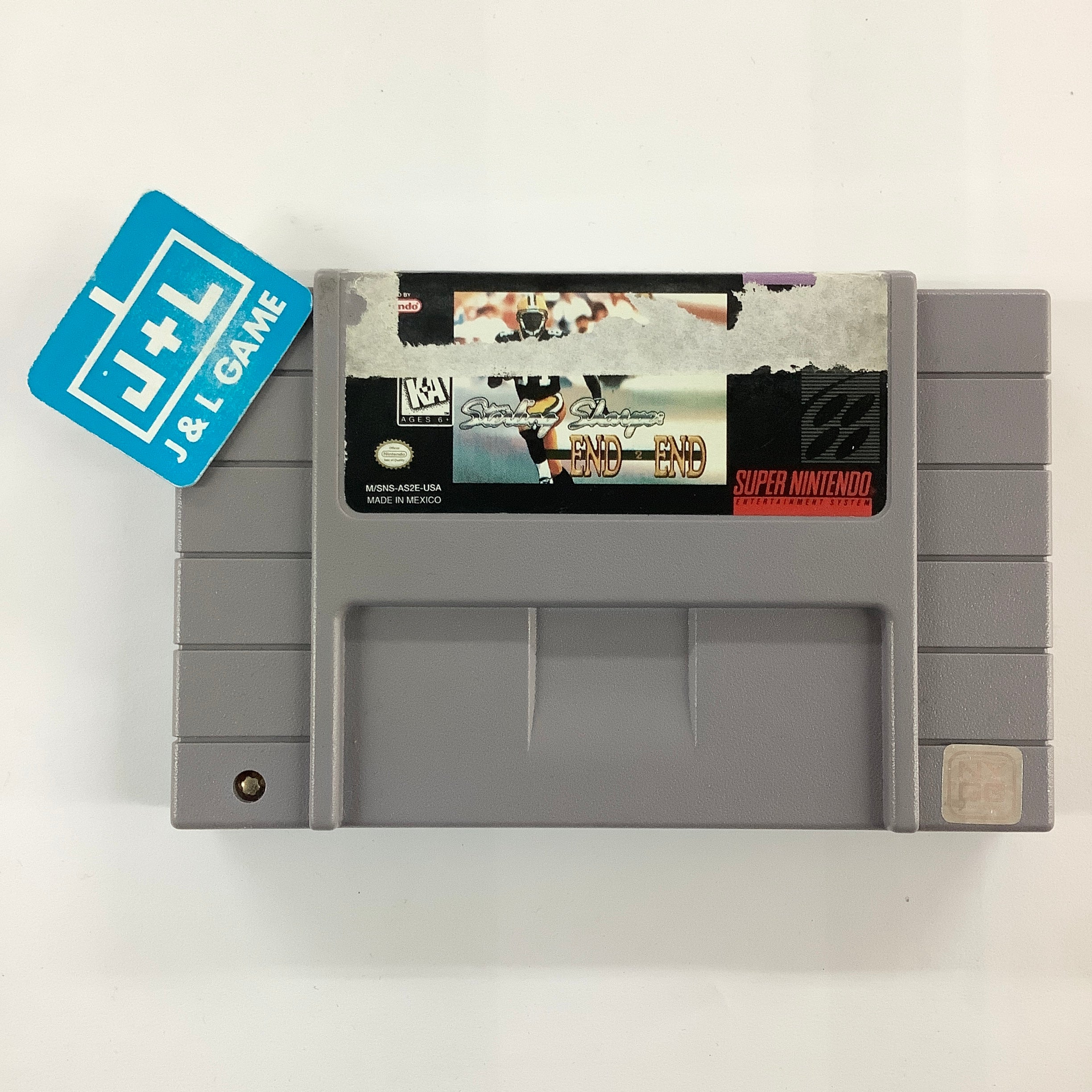 Sterling Sharpe: End 2 End - (SNES) Super Nintendo [Pre-Owned] Video Games Jaleco Entertainment   