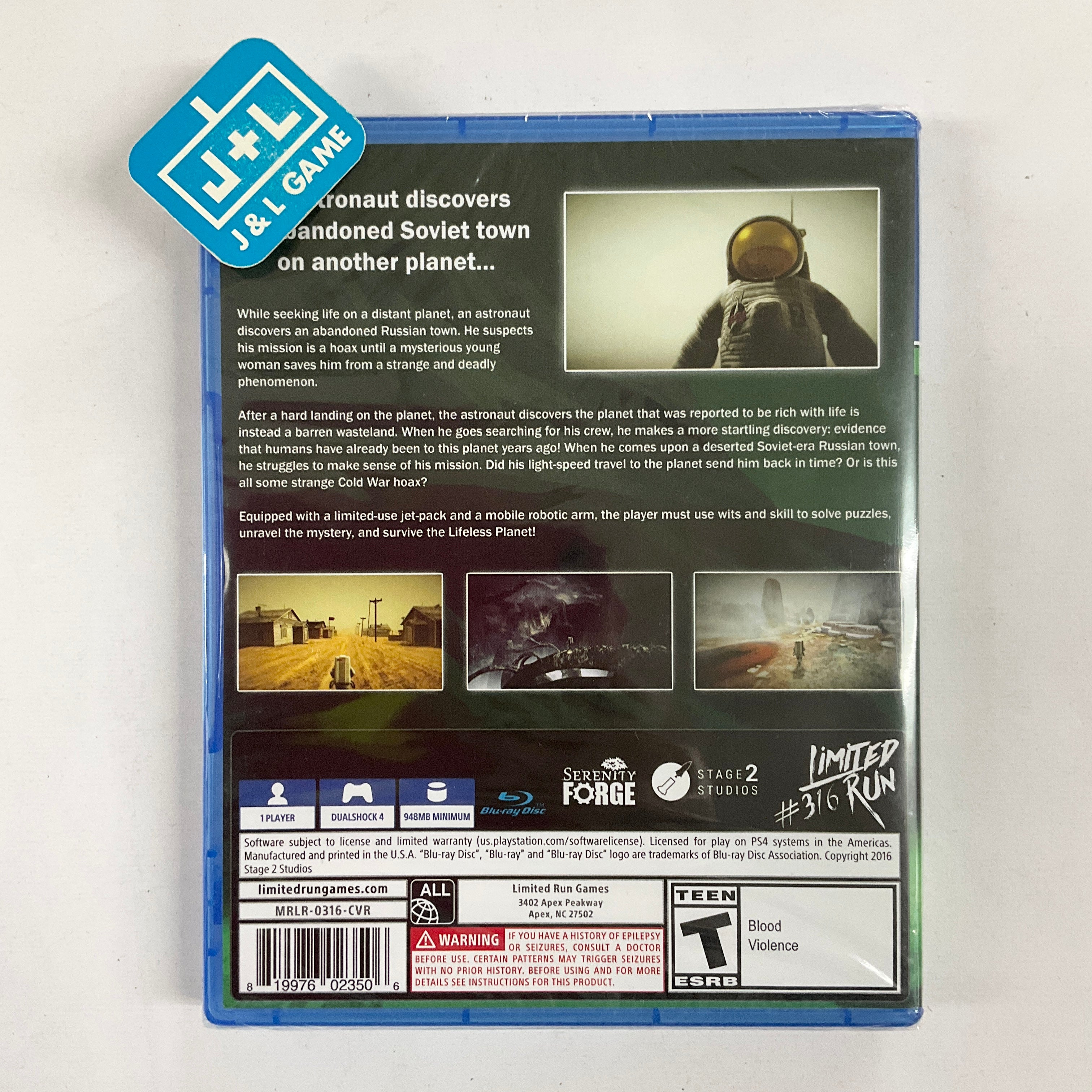Lifeless Planet Premier Edition (Limited Run #316) - (PS4) PlayStation 4 Video Games Limited Run Games   