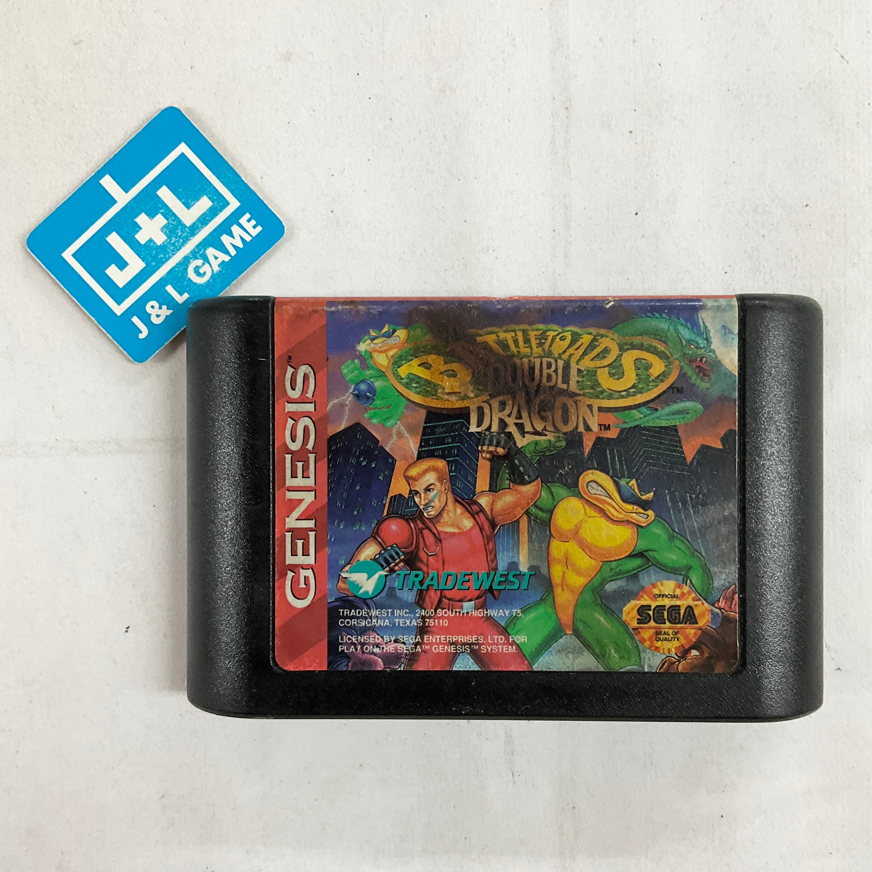 Battletoads / Double Dragon - (SG) SEGA Genesis [Pre-Owned] Video Games Tradewest   