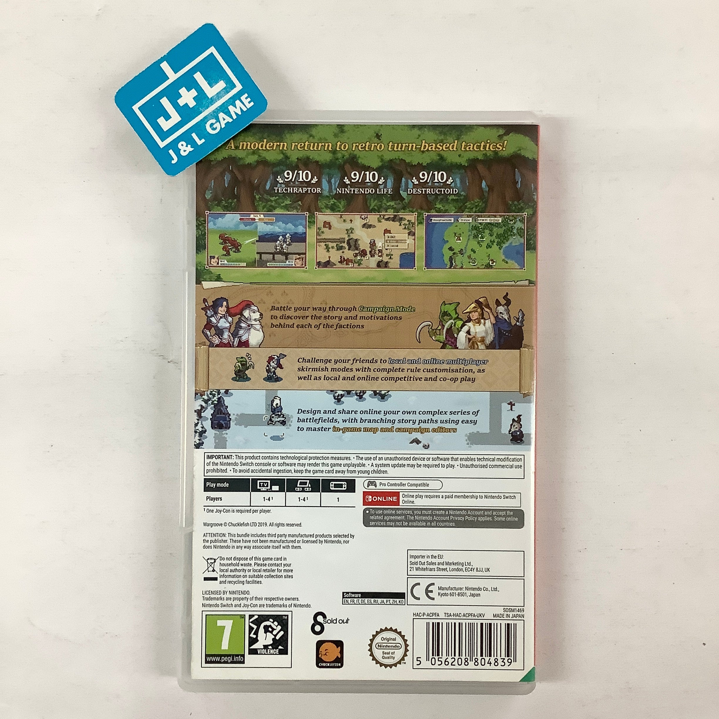 Wargroove (Deluxe Edition) - (NSW) Nintendo Switch [Pre-Owned] (European Import) Video Games Sold Out   