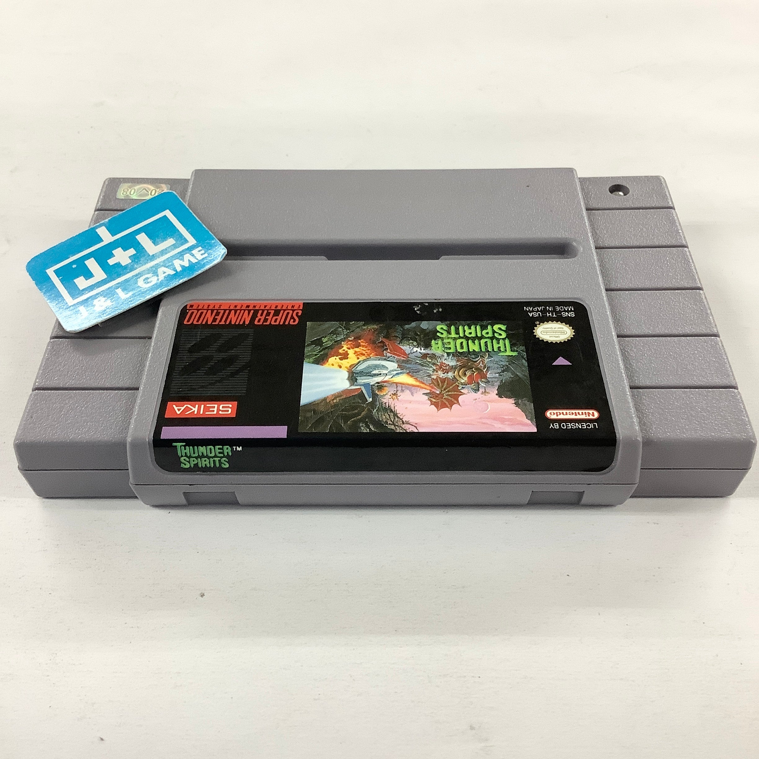 Thunder Spirits - (SNES) Super Nintendo [Pre-Owned] Video Games Seika Corp.   