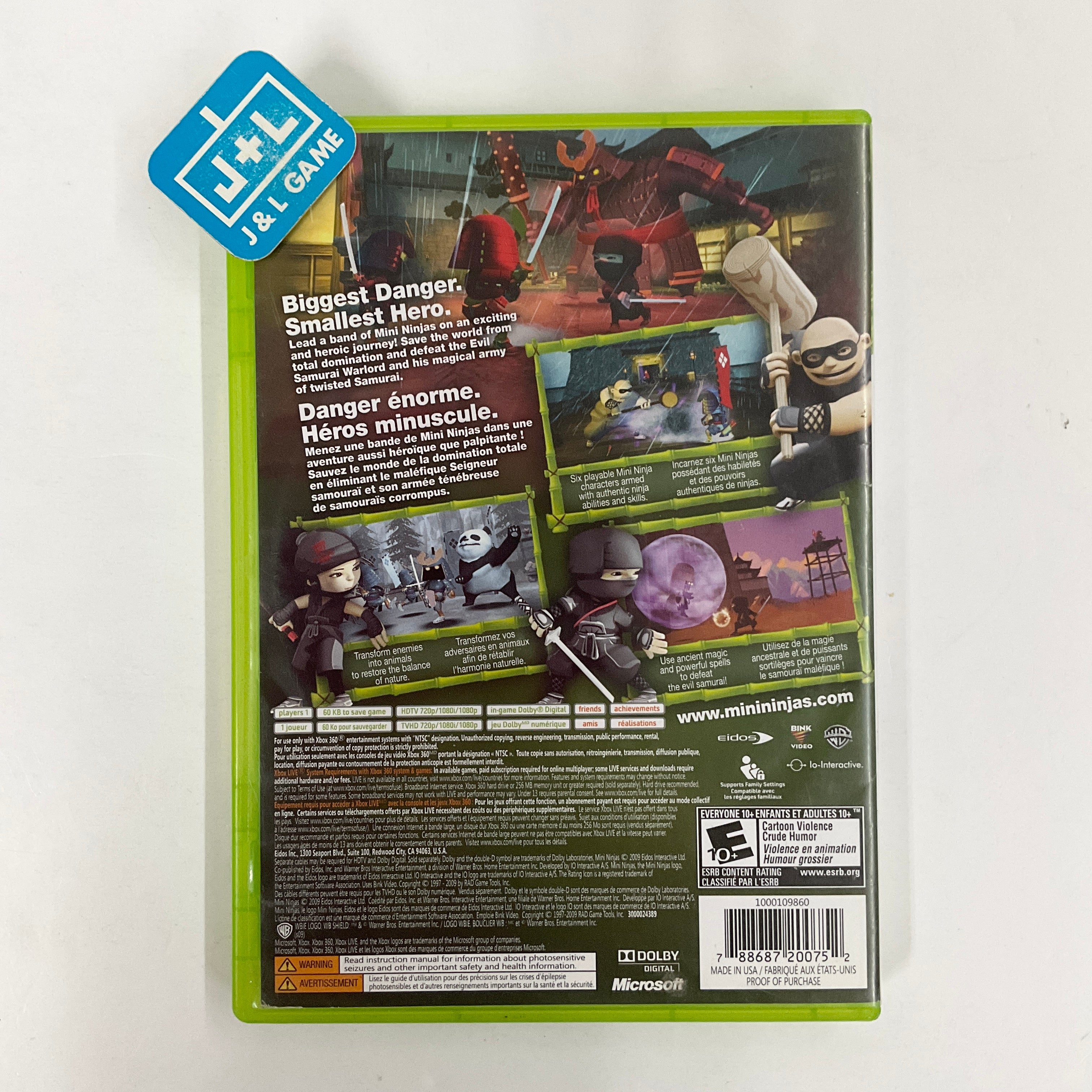 Mini Ninjas - Xbox 360 [Pre-Owned] Video Games EIDOS   