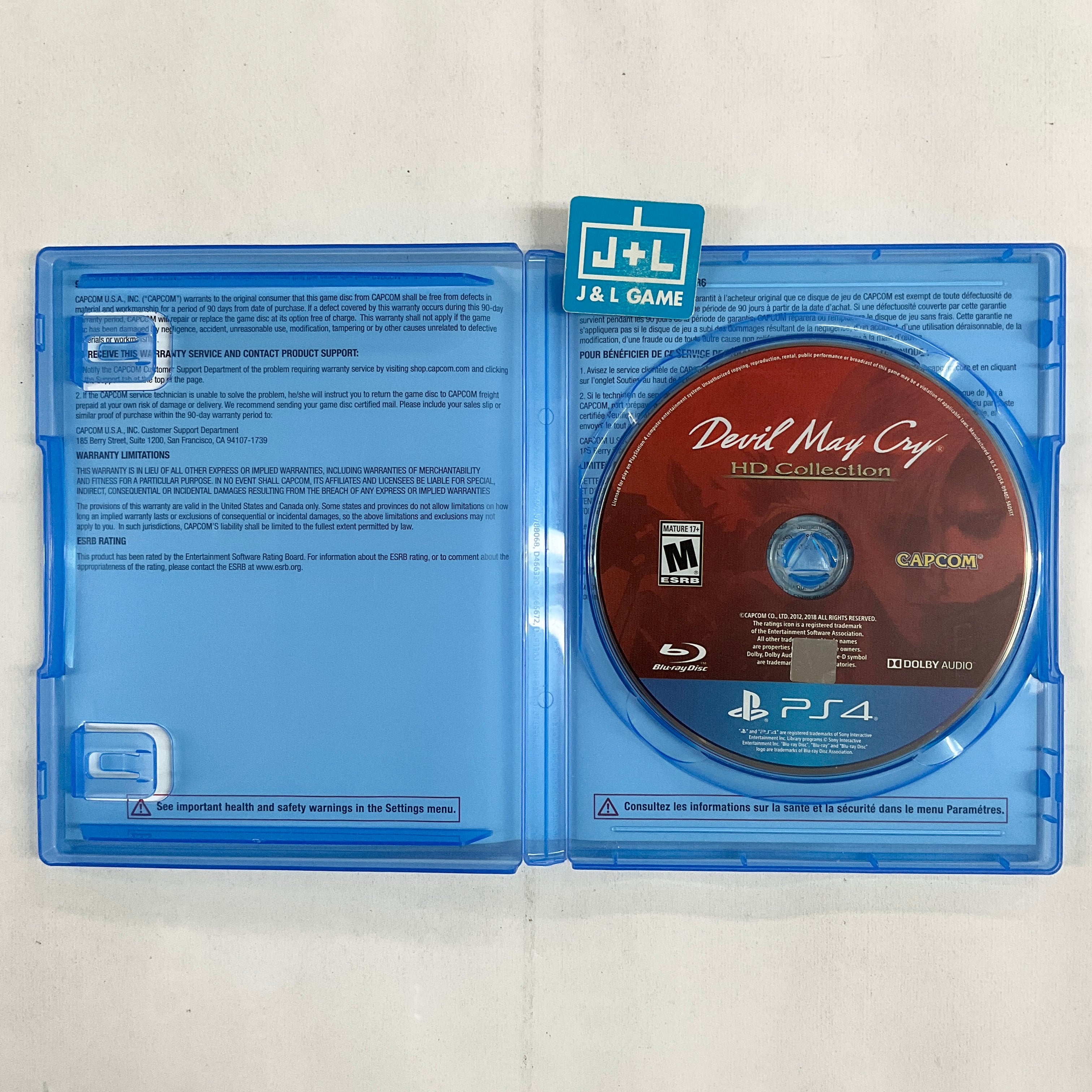 DEVIL MAY CRY Hd Collection Ps4 Uk New (Game In English/Fr/De/Es/It DEVIL MAY CRY Hd Collection Ps4 Uk New (Game In English/Fr/De/Es/It