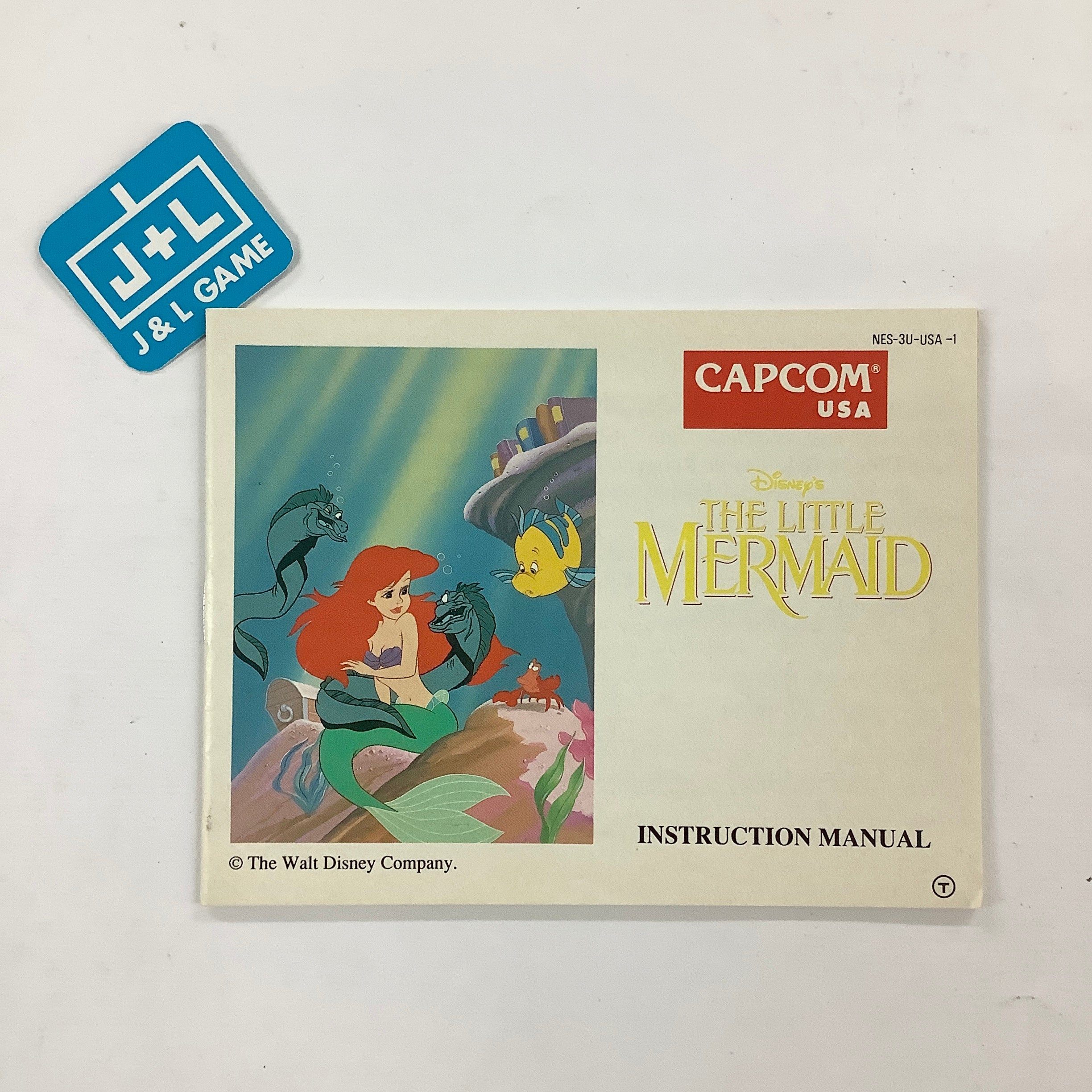 Disney's The Little Mermaid - (NES) Nintendo Entertainment System [Pre-Owned] Video Games Capcom   