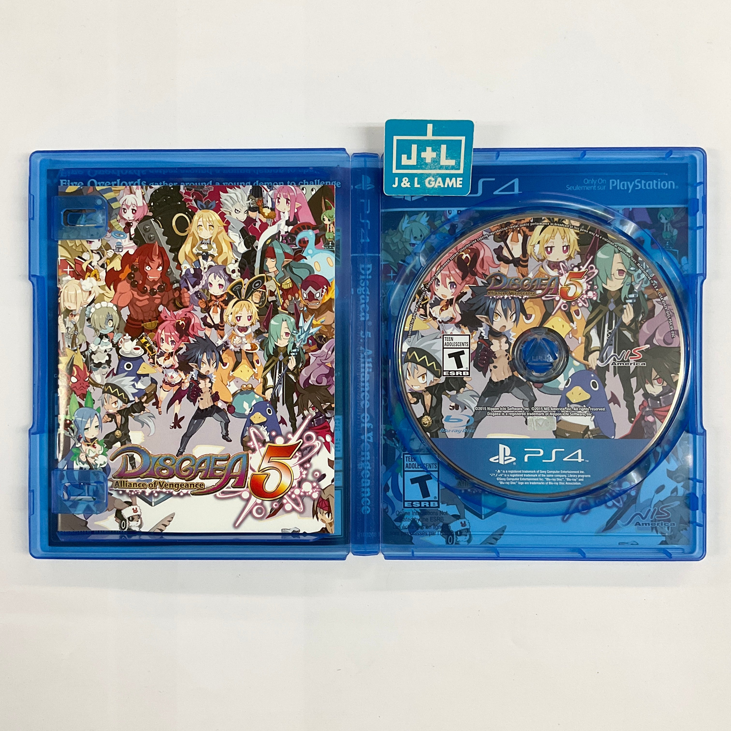Disgaea 5: Alliance of Vengeance - (PS4) PlayStation 4 [Pre-Owned] Video Games NIS America   
