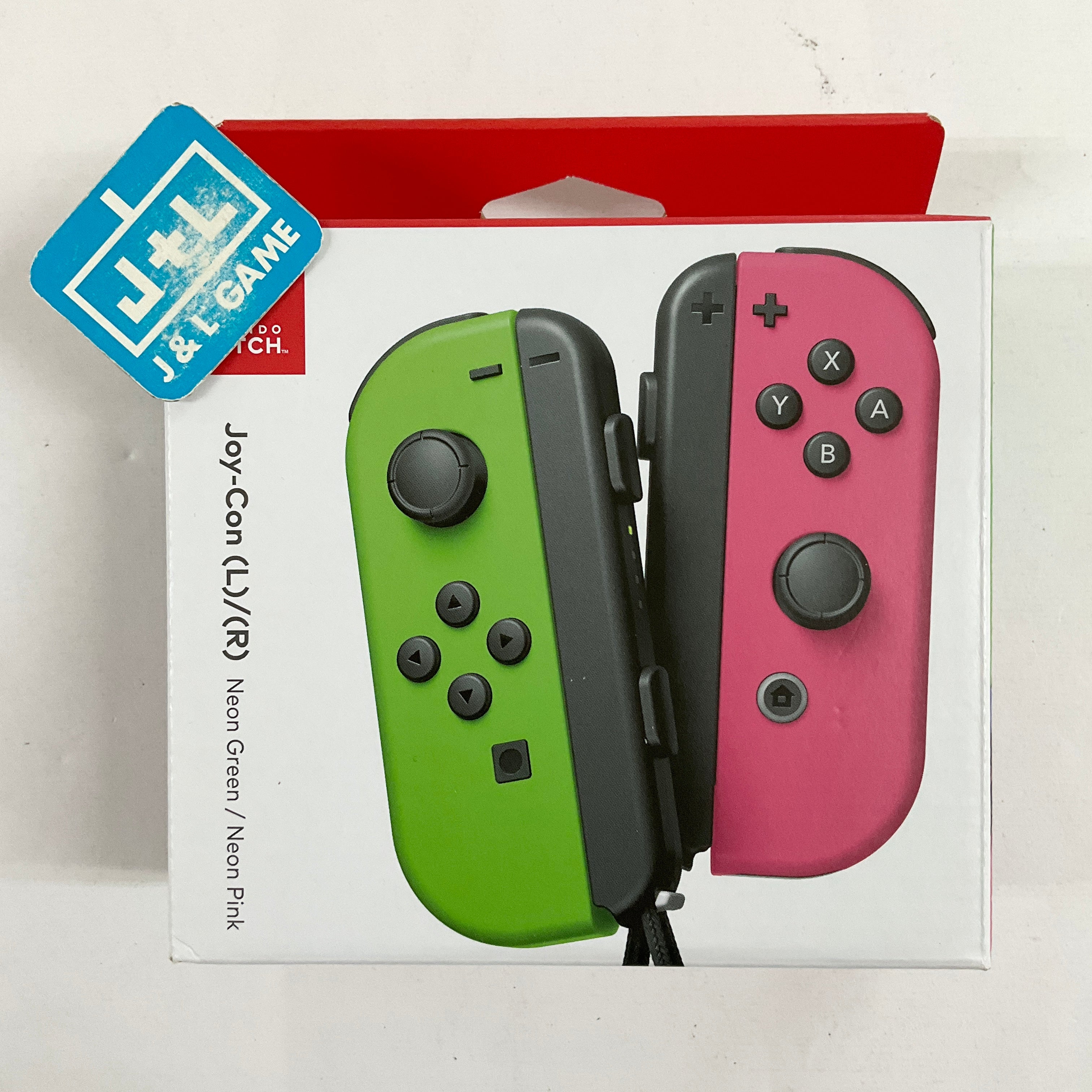 Nintendo Switch Joy-Con (L)/(R) (Neon Green/Neon Pink) - (NSW) Nintendo Switch Accessories Nintendo   