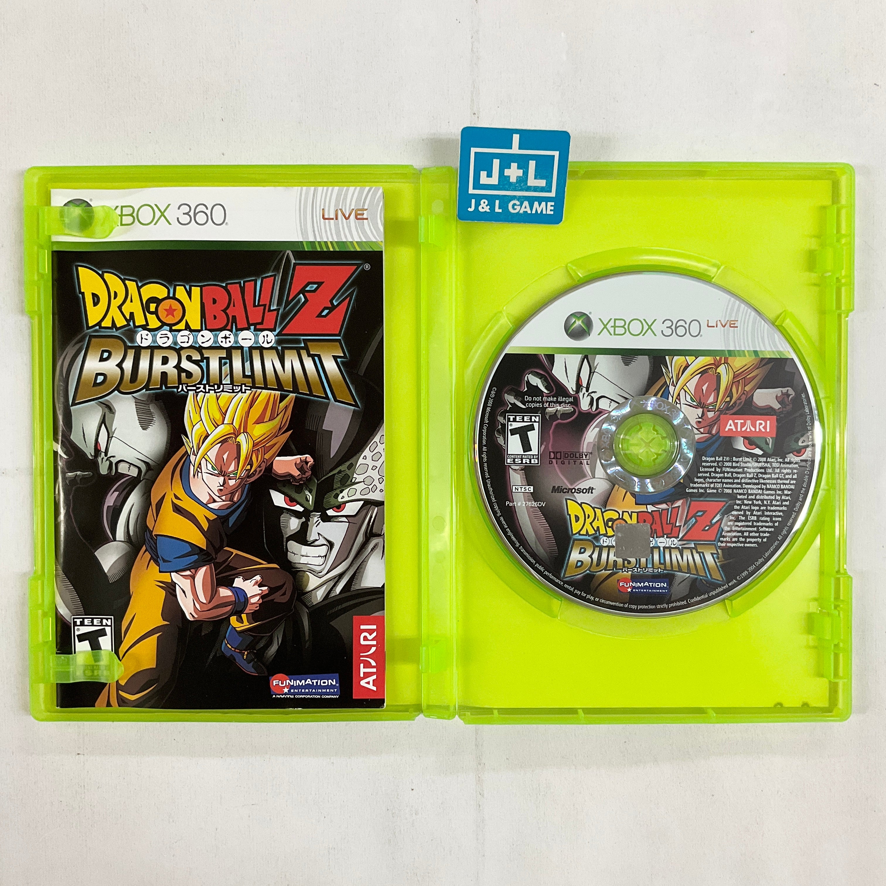 Dragon Ball Z: Burst Limit - Xbox 360 [Pre-Owned] Video Games Atari SA   