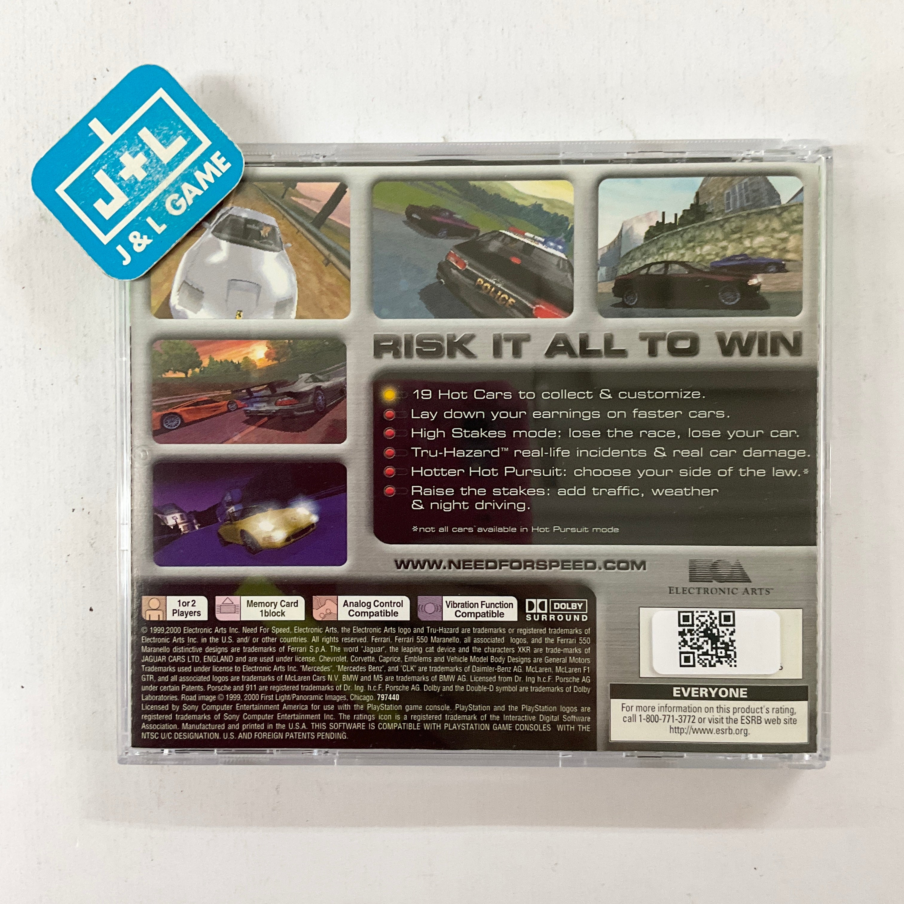 Need for Speed: High Stakes (Greatest Hits) - (PS1) PlayStation 1 [Pre-Owned] Video Games Electronic Arts   