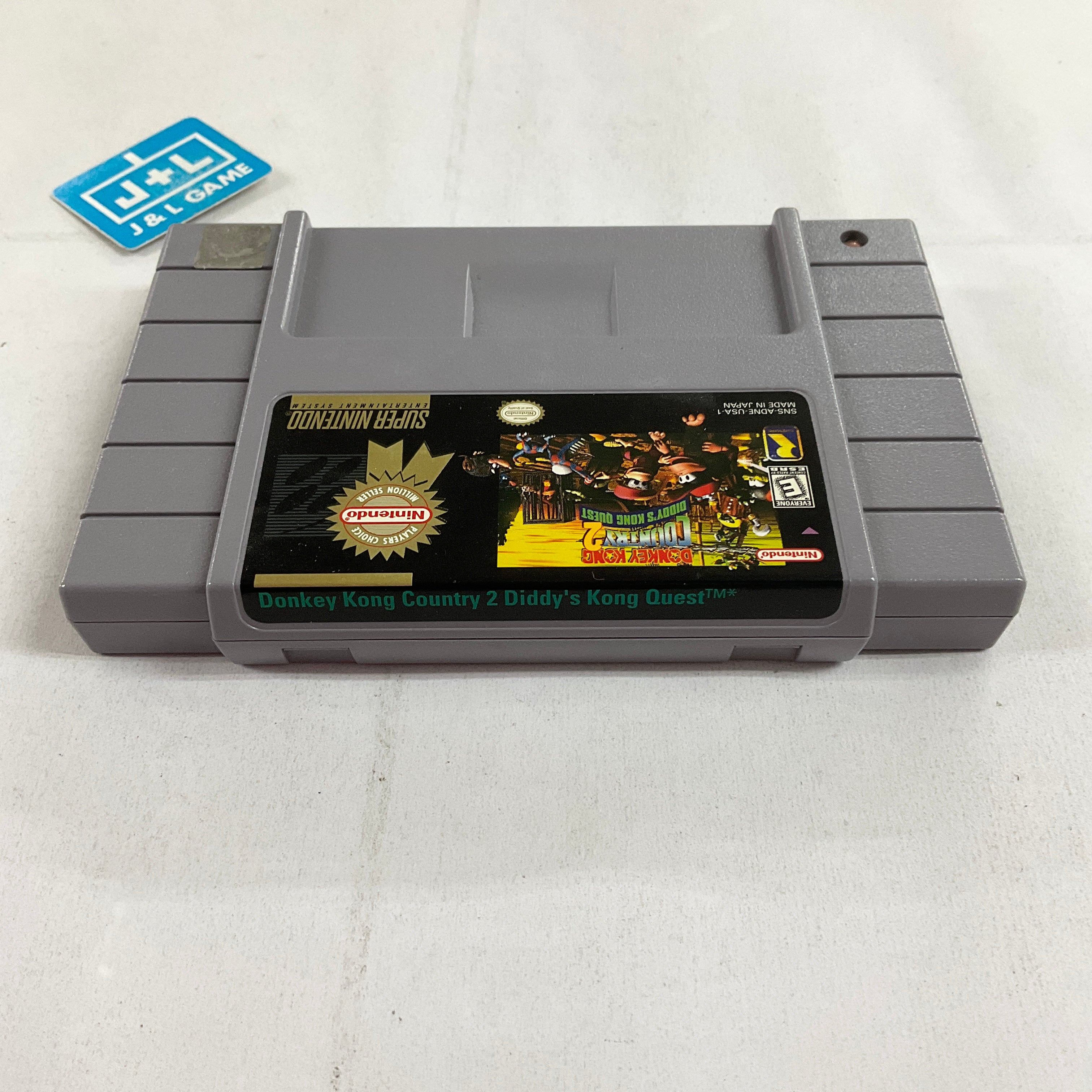 Donkey Kong Country 2: Diddy's Kong Quest (Player's Choice) - (SNES) Super Nintendo [Pre-Owned] Video Games Nintendo   