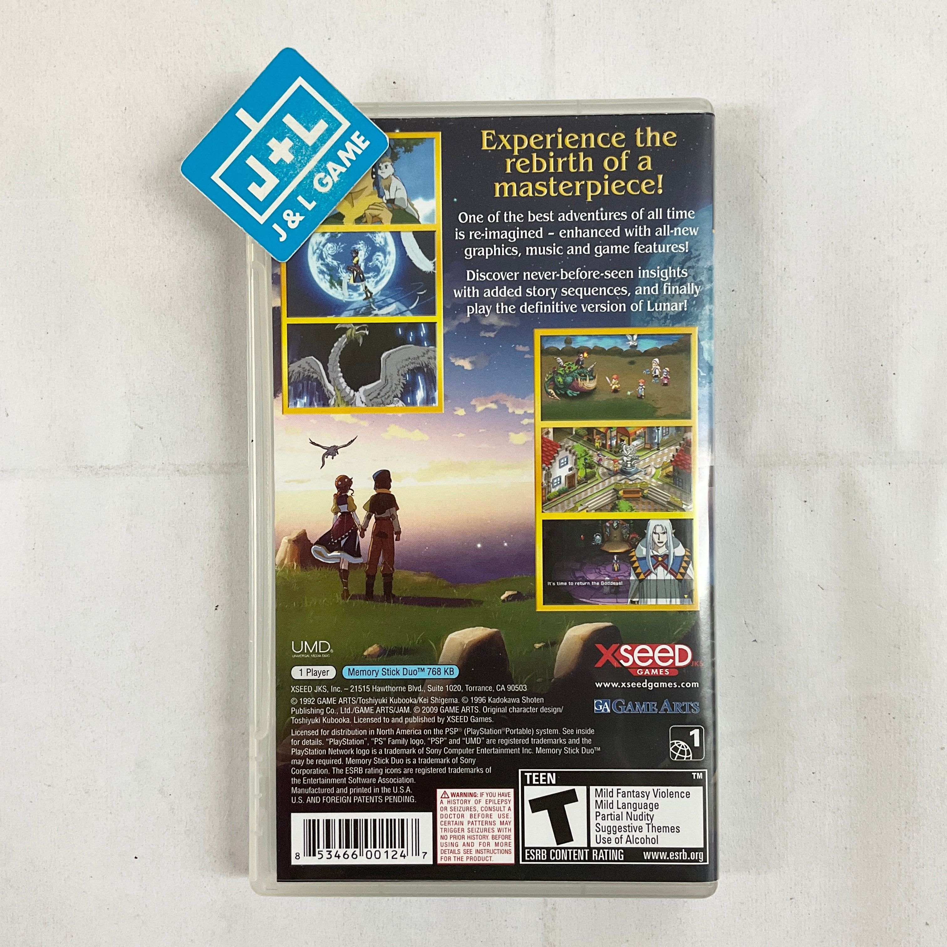 Lunar: Silver Star Harmony (Premium Edition) - Sony PSP [Pre-Owned] Video Games XSEED Games   