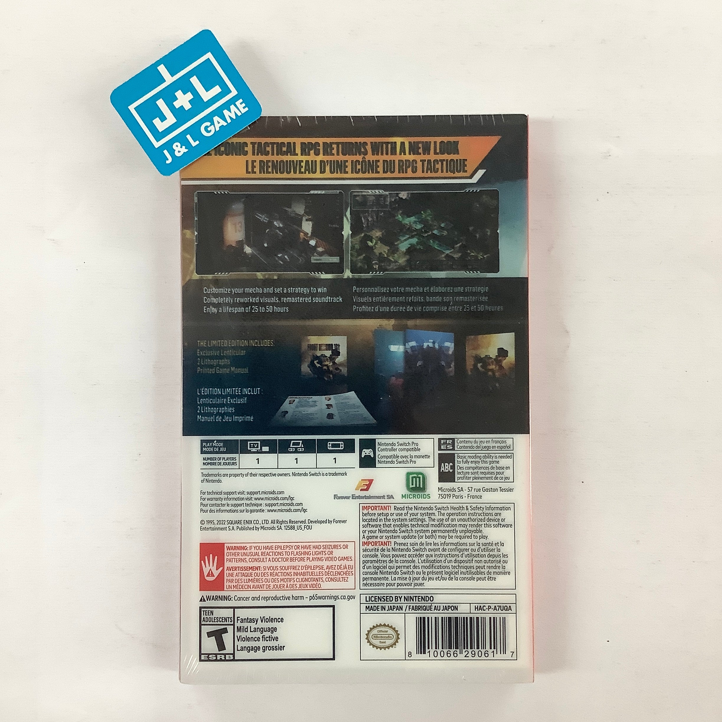 Front Mission 1st: Limited Edition - (NSW) Nintendo Switch Video Games Microids   