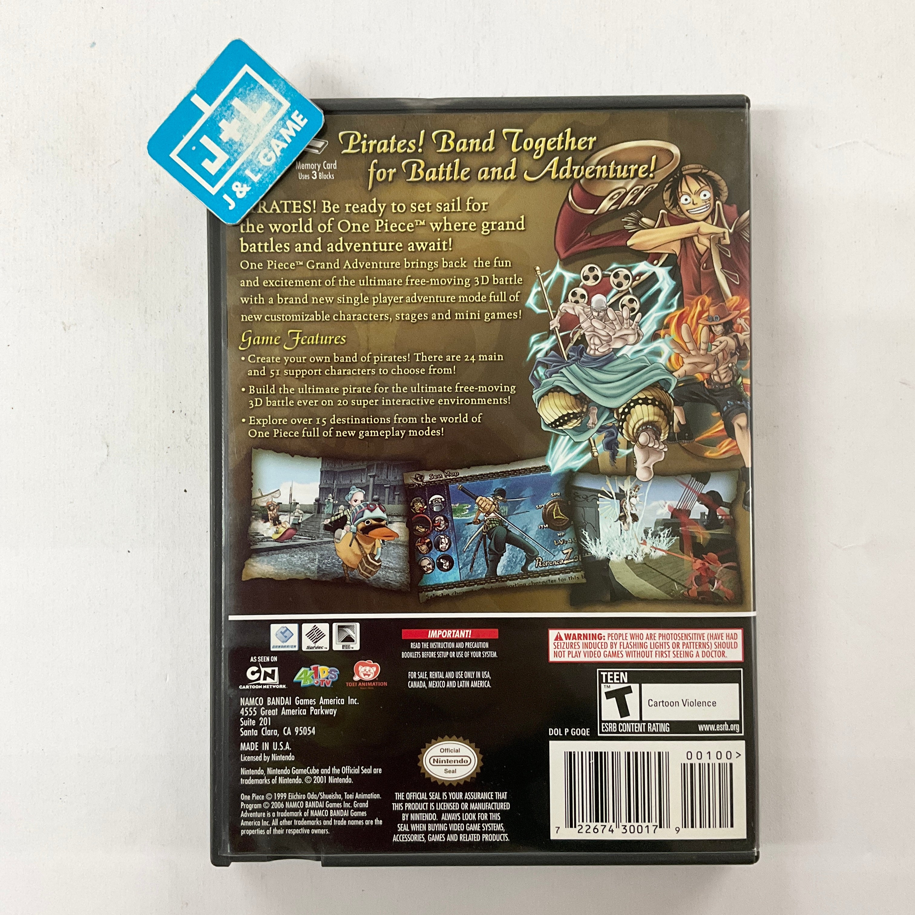One Piece: Grand Adventure - (GC) GameCube [Pre-Owned] Video Games Nintendo   