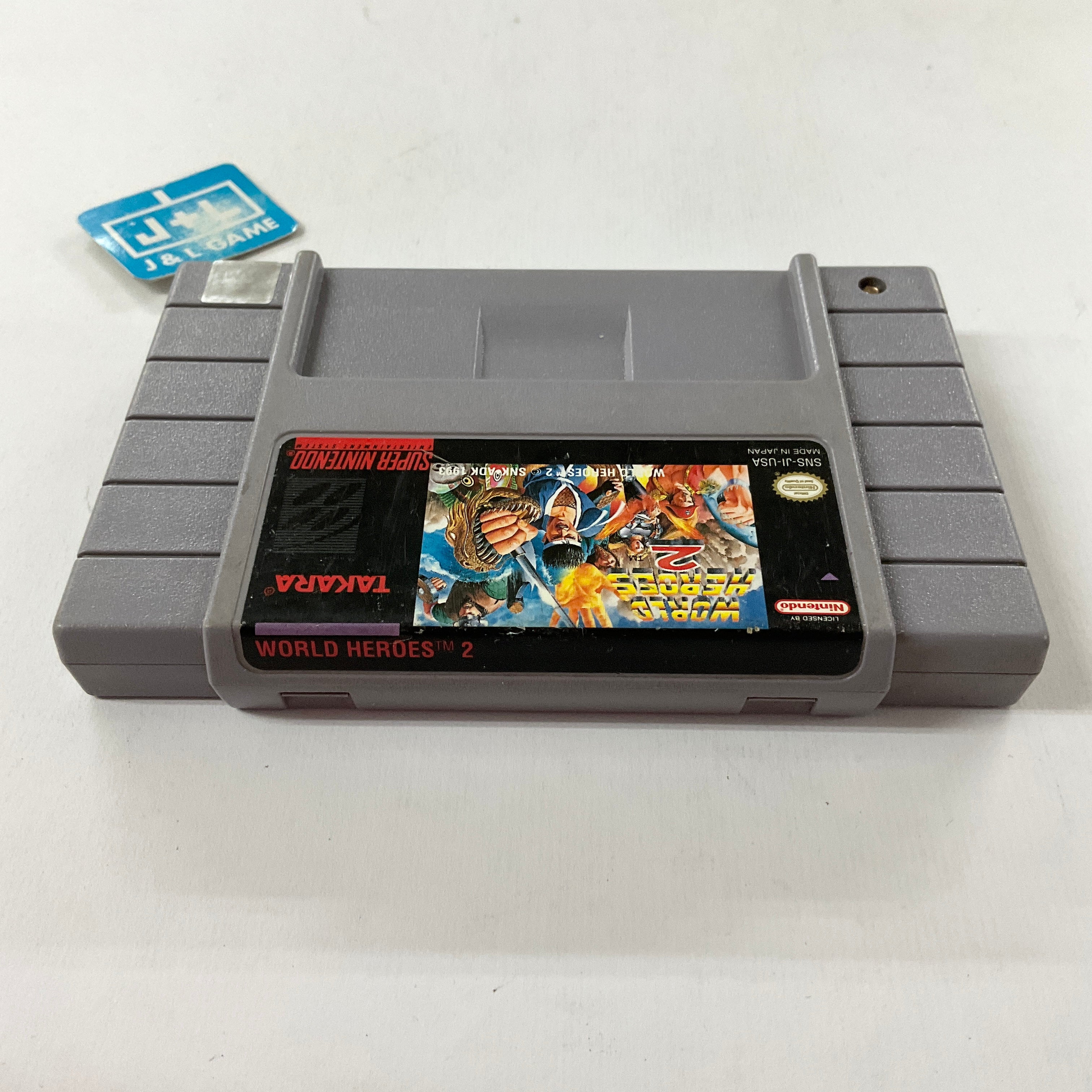 World Heroes 2 - (SNES) Super Nintendo [Pre-Owned] Video Games Takara   