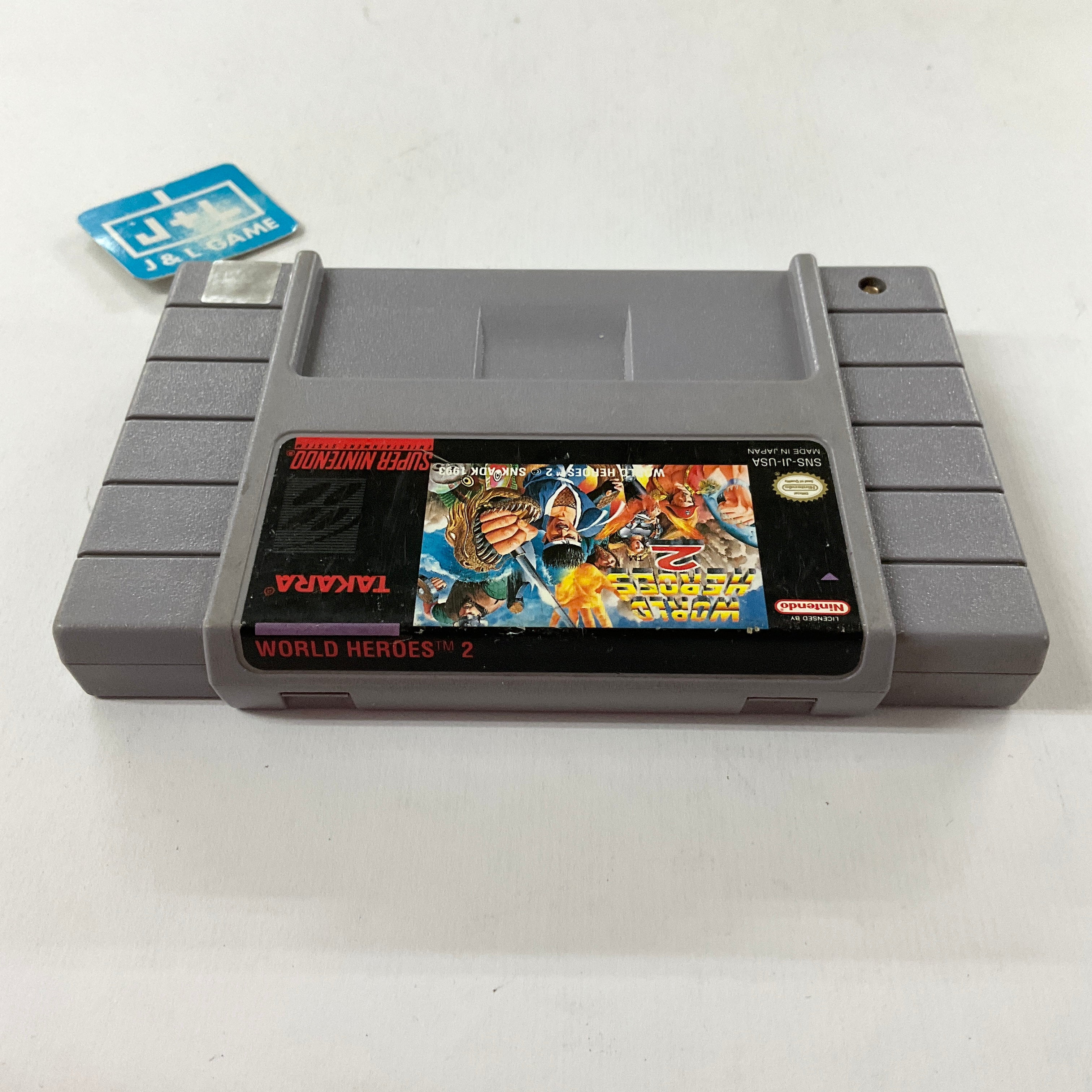 World Heroes 2 - (SNES) Super Nintendo [Pre-Owned] Video Games Takara   