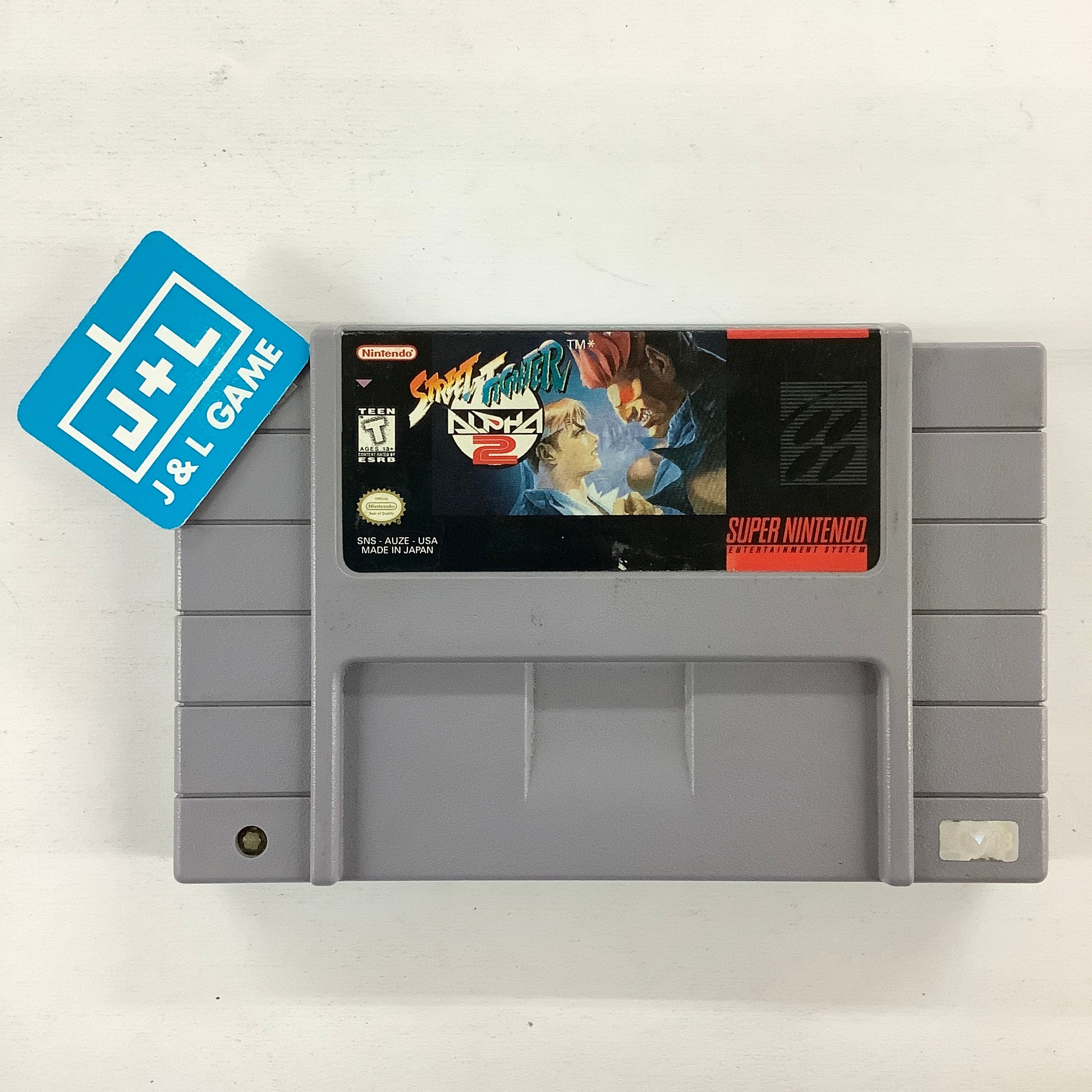 Street Fighter Alpha 2 - (SNES) Super Nintendo [Pre-Owned] Video Games Capcom   