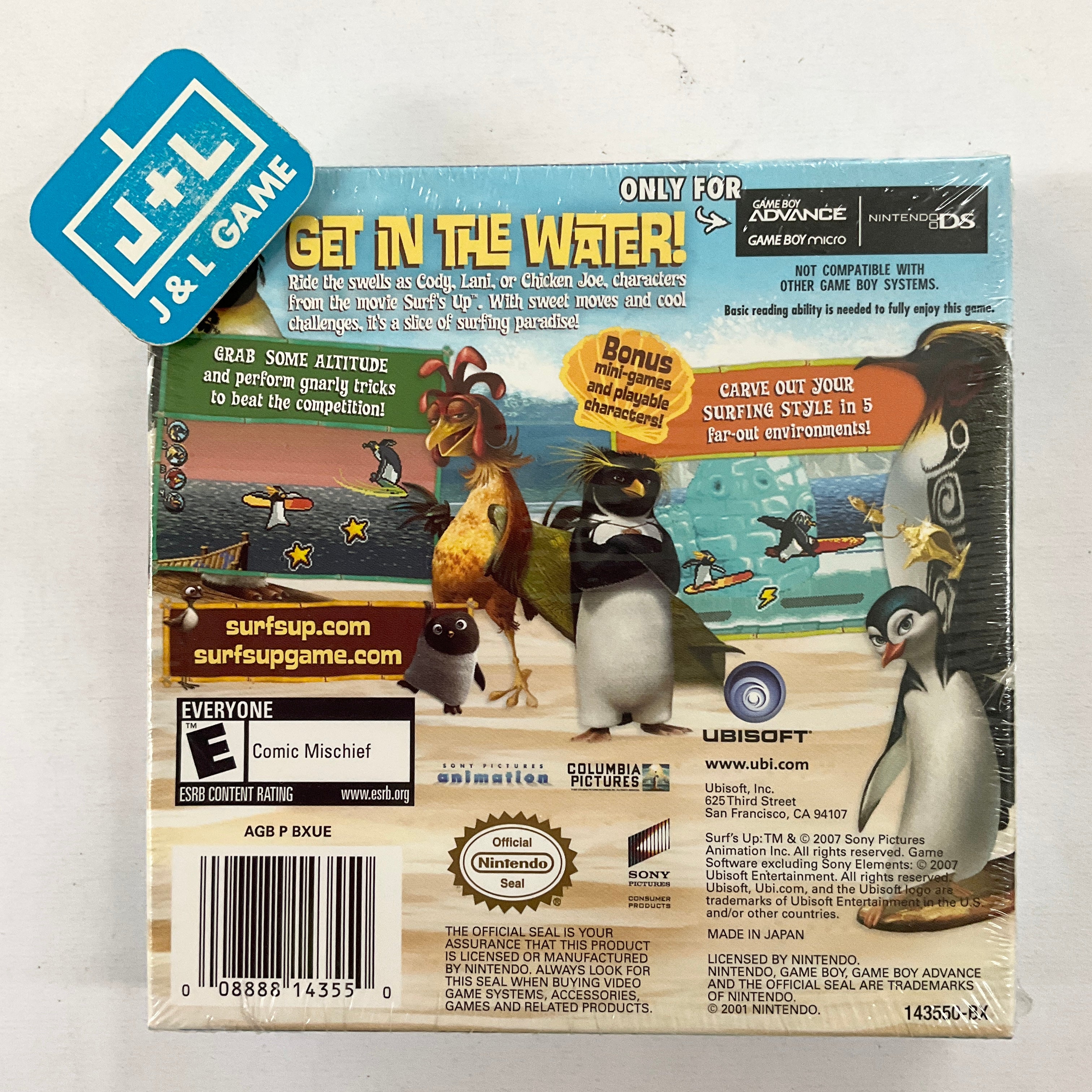 Surf's Up - (GBA) Game Boy Advance Video Games Ubisoft   