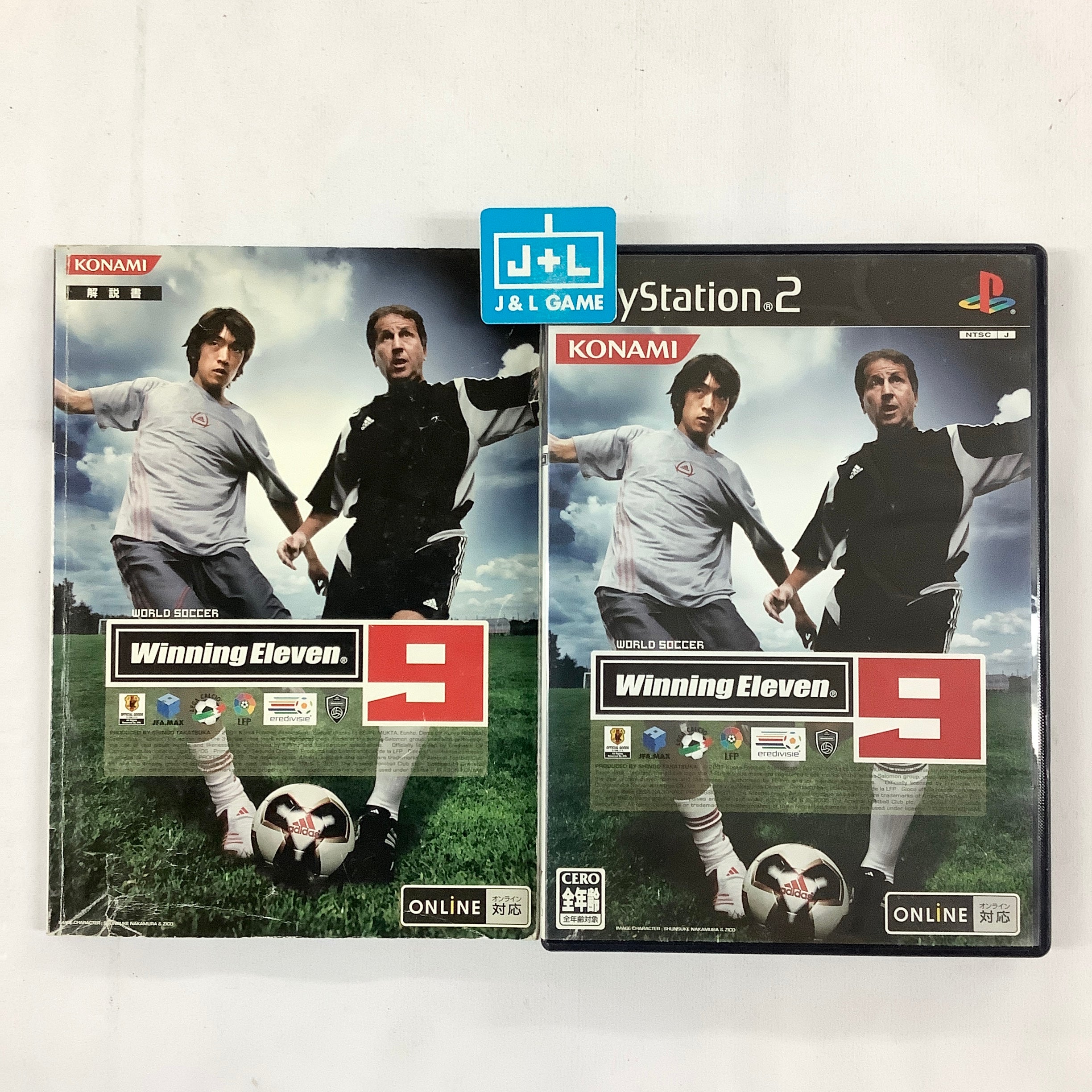 World Soccer Winning Eleven 9 - (PS2) Playstation 2 [Pre-Owned] (Japanese Import) Video Games Konami   