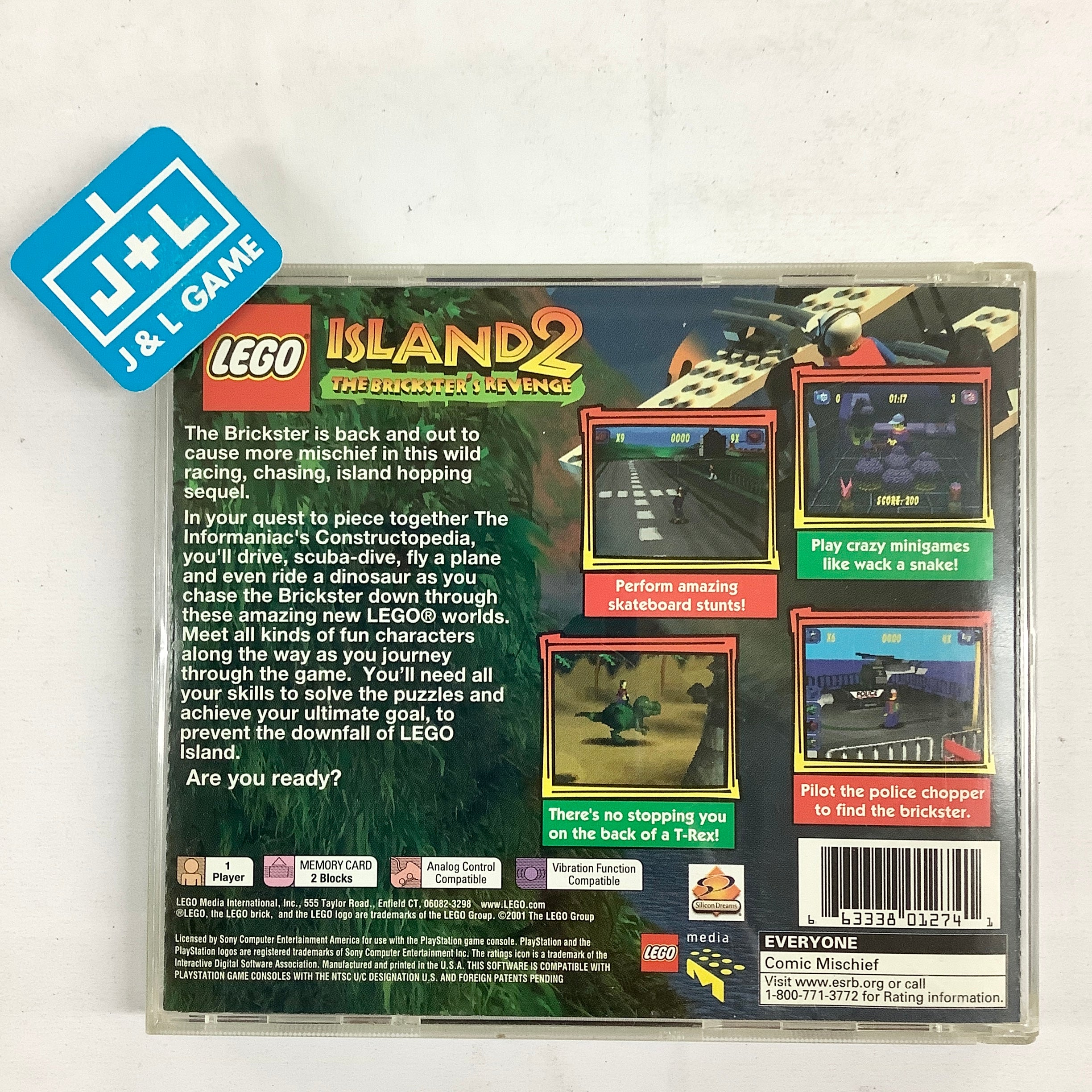 lego island 2 LEGO Island 2: The Brickster's Revenge - (PS1) PlayStation 1 [Pre-Owne